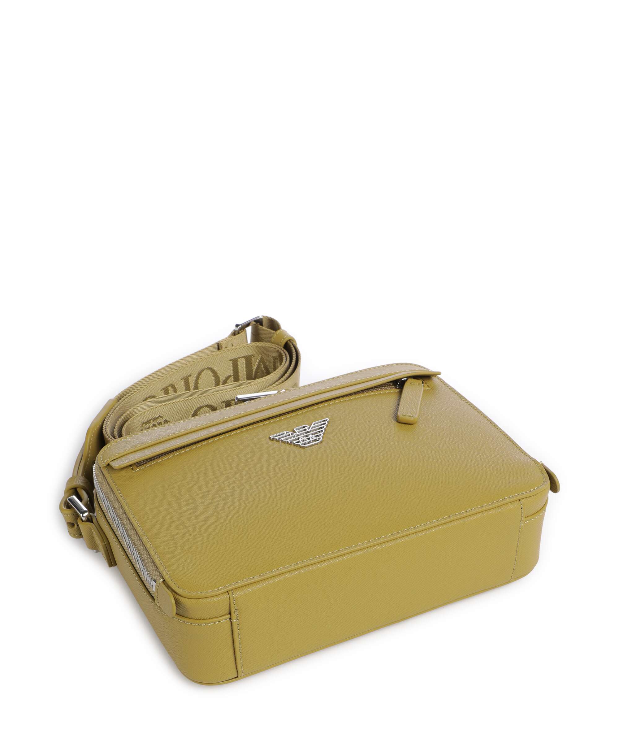 Emporio Armani Business Regenerated Crossbody tas ecru olive - Image 5
