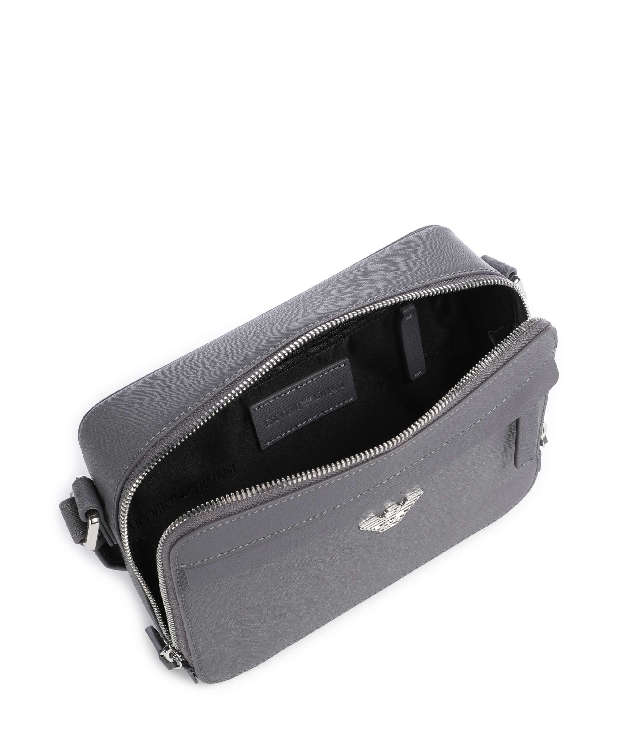 Emporio Armani Business Regenerated Crossbody tas grey - Image 5