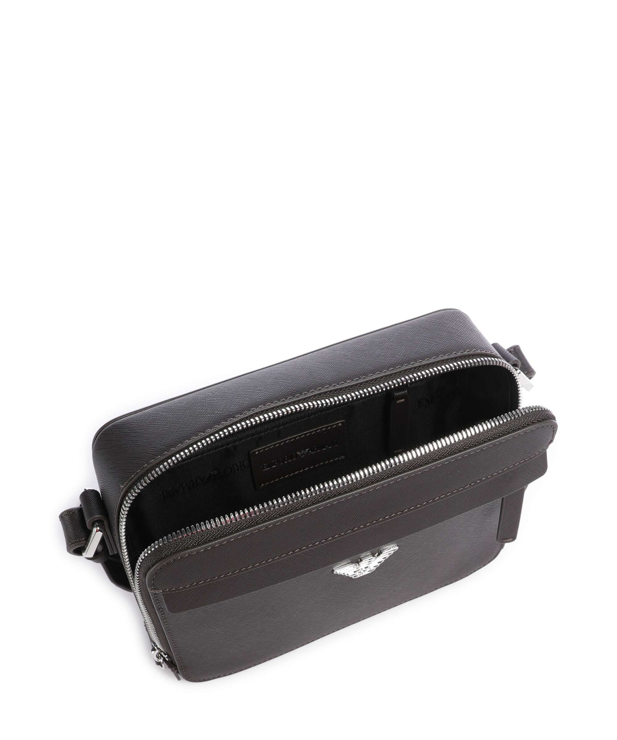 Emporio Armani Business Regenerated Crossbody tas ebony - Image 7