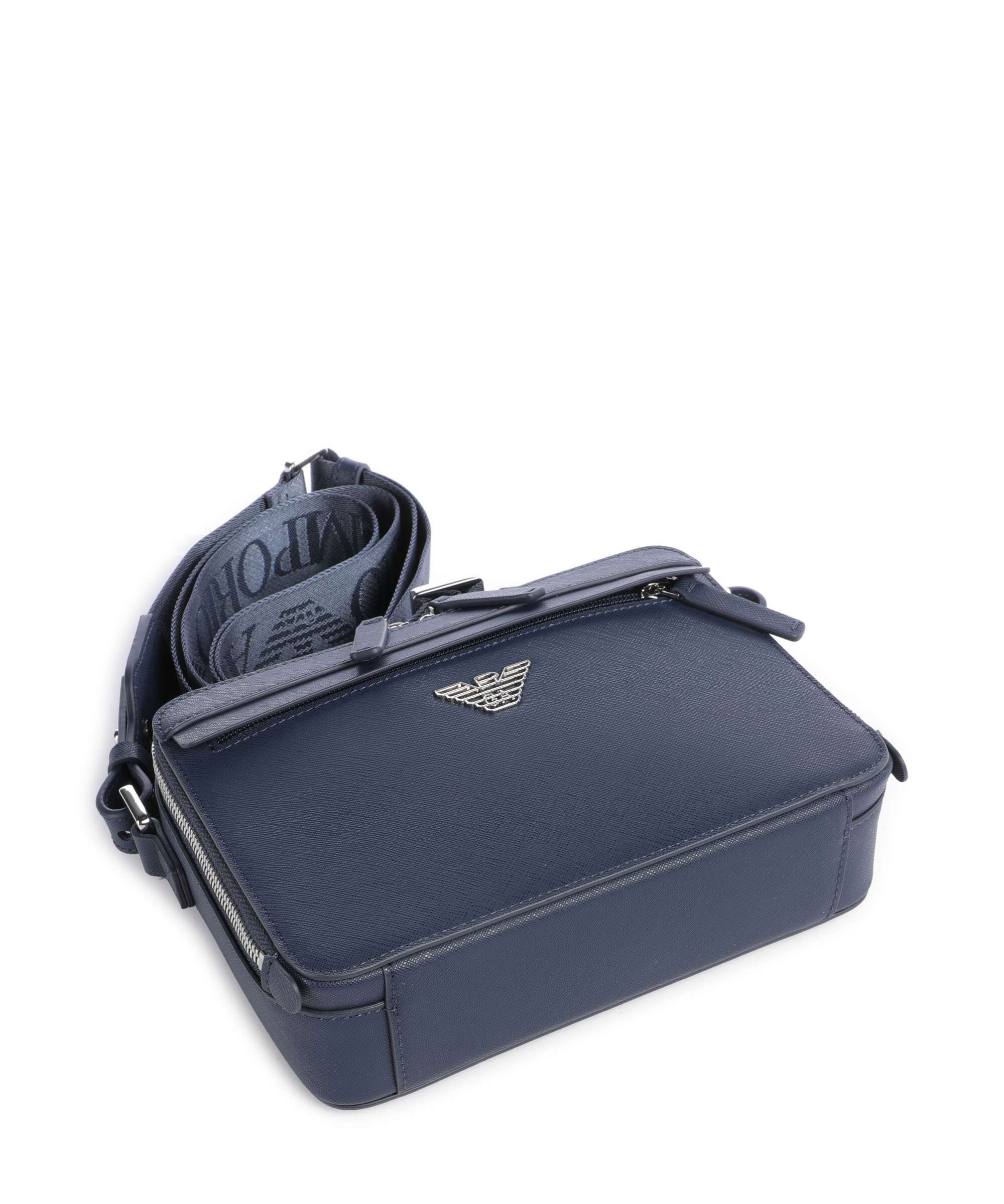 Emporio Armani Business Regenerated Crossbody tas medieval blue - Image 6
