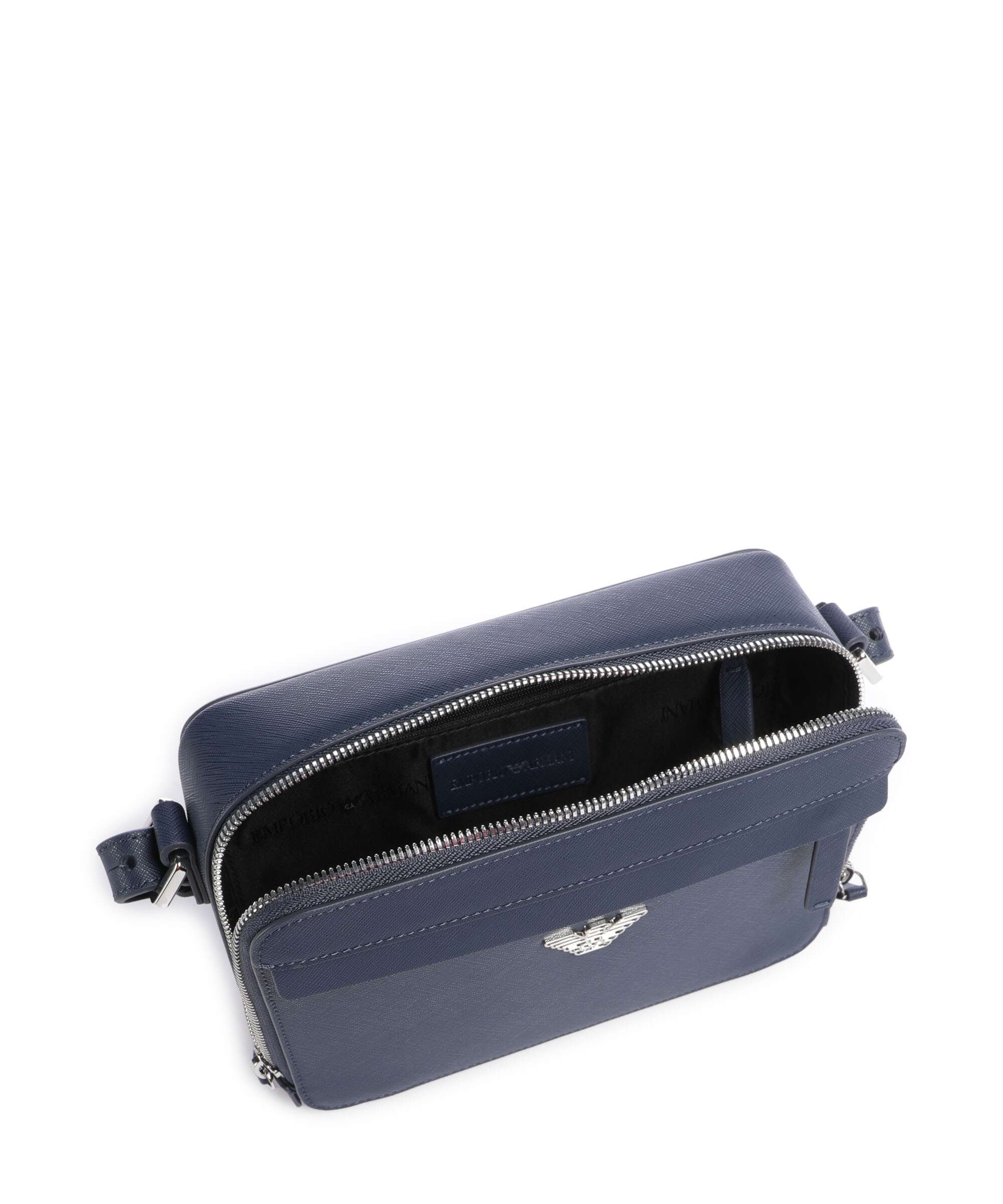 Emporio Armani Business Regenerated Crossbody tas medieval blue - Image 7