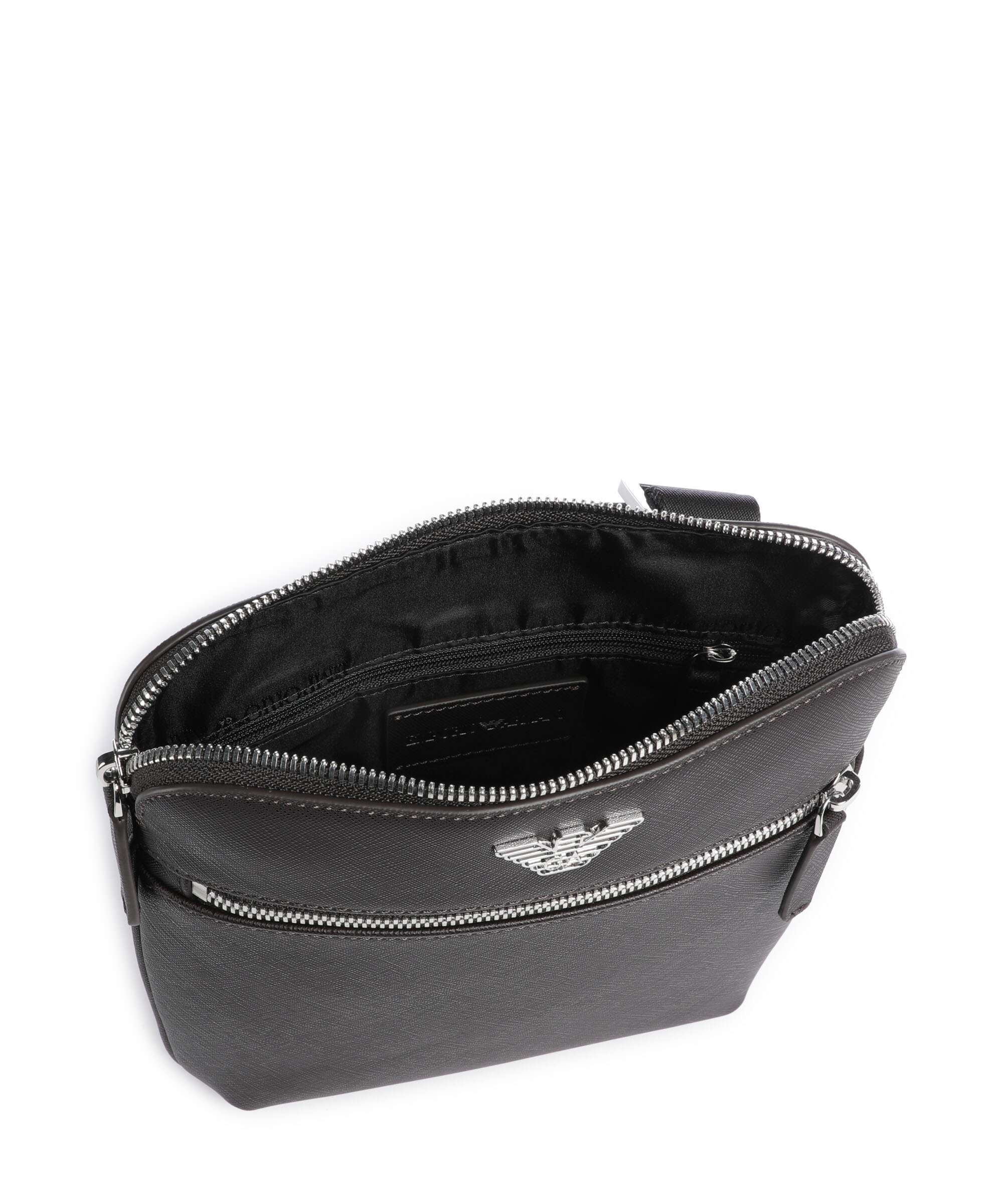 Emporio Armani Business Regenerated Crossbody tas ebony - Image 6