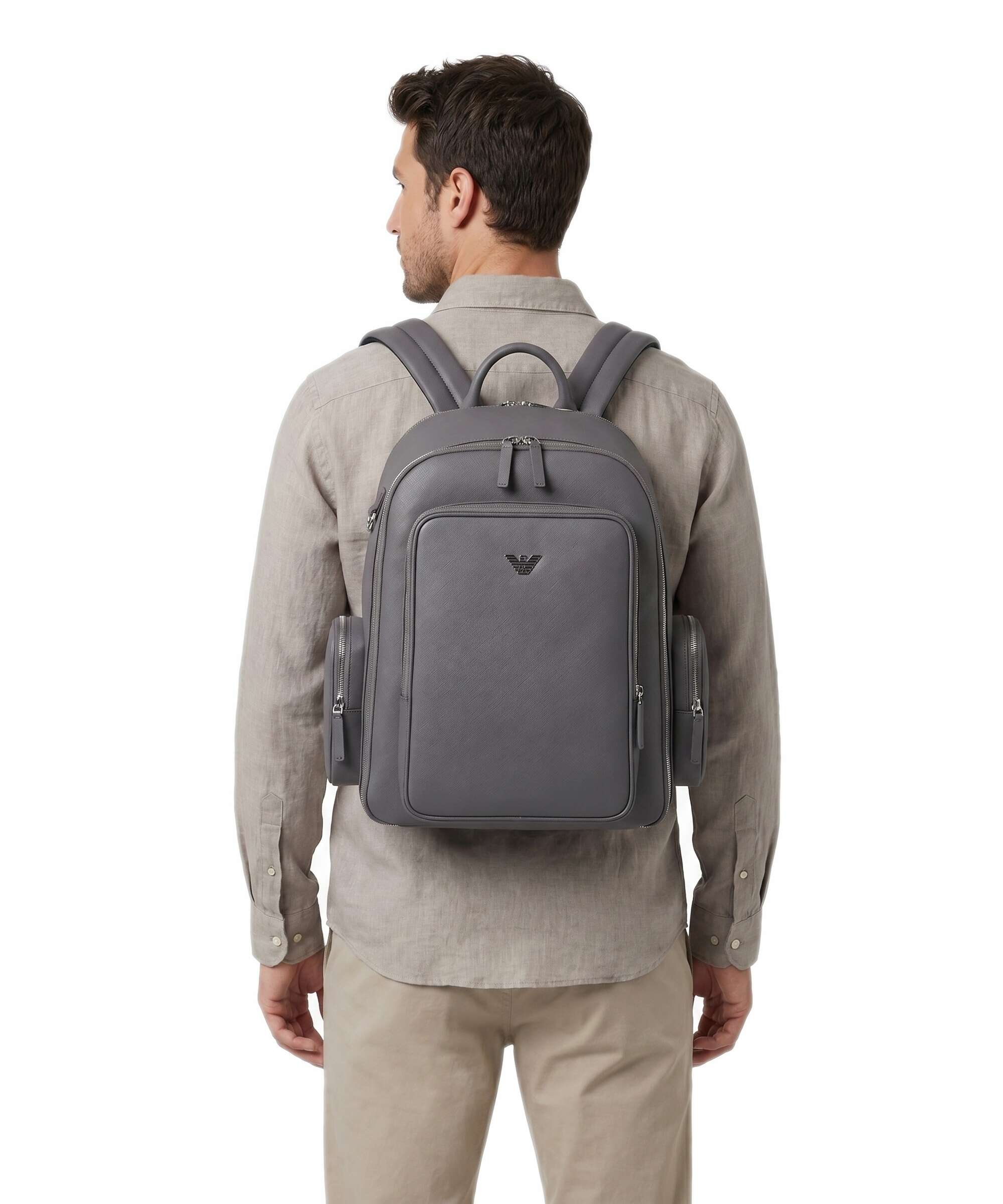 Emporio Armani Business Regenerated Rugzak grey - Image 3