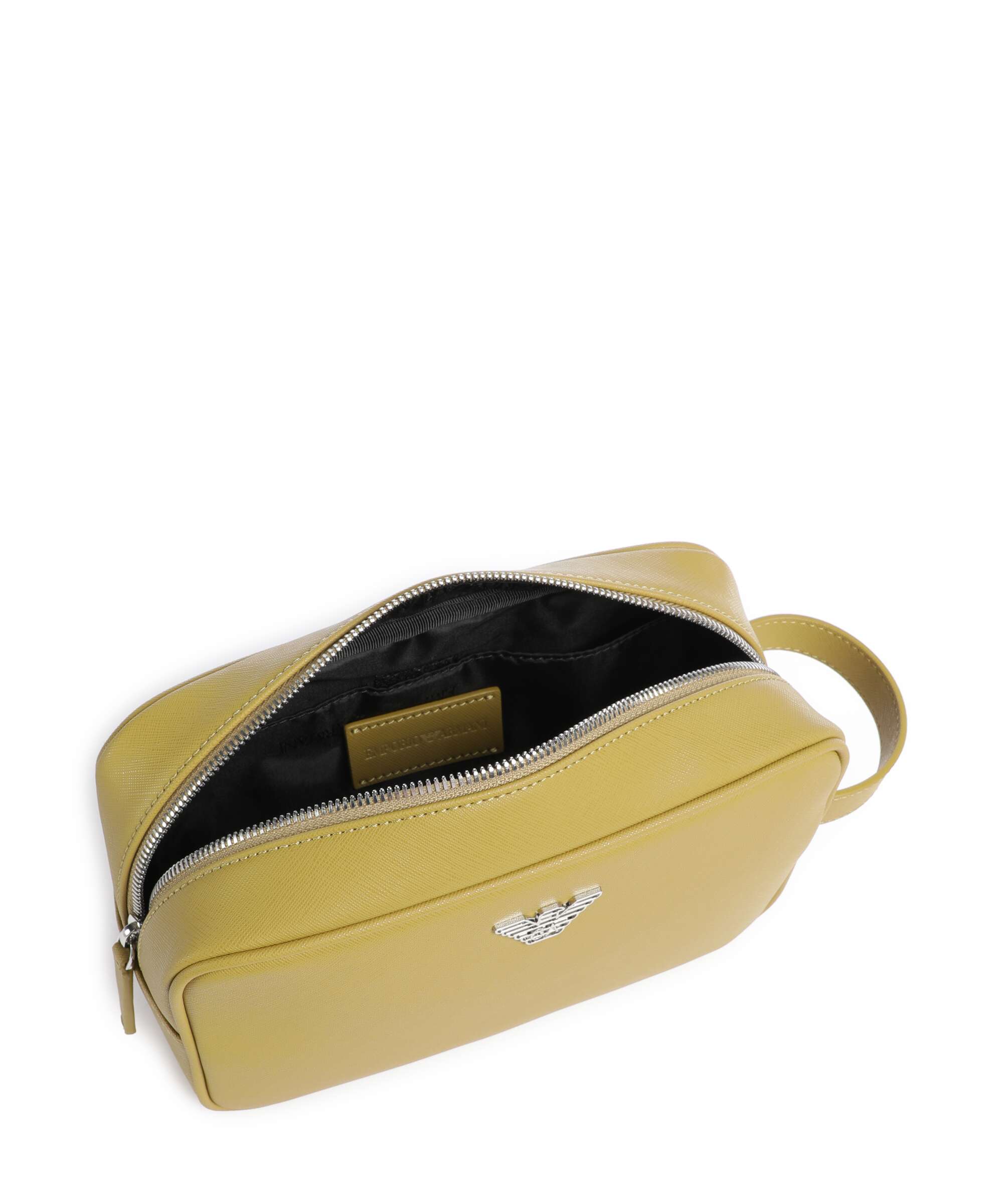 Emporio Armani Business Regenerated Toilettas ecru olive - Image 4