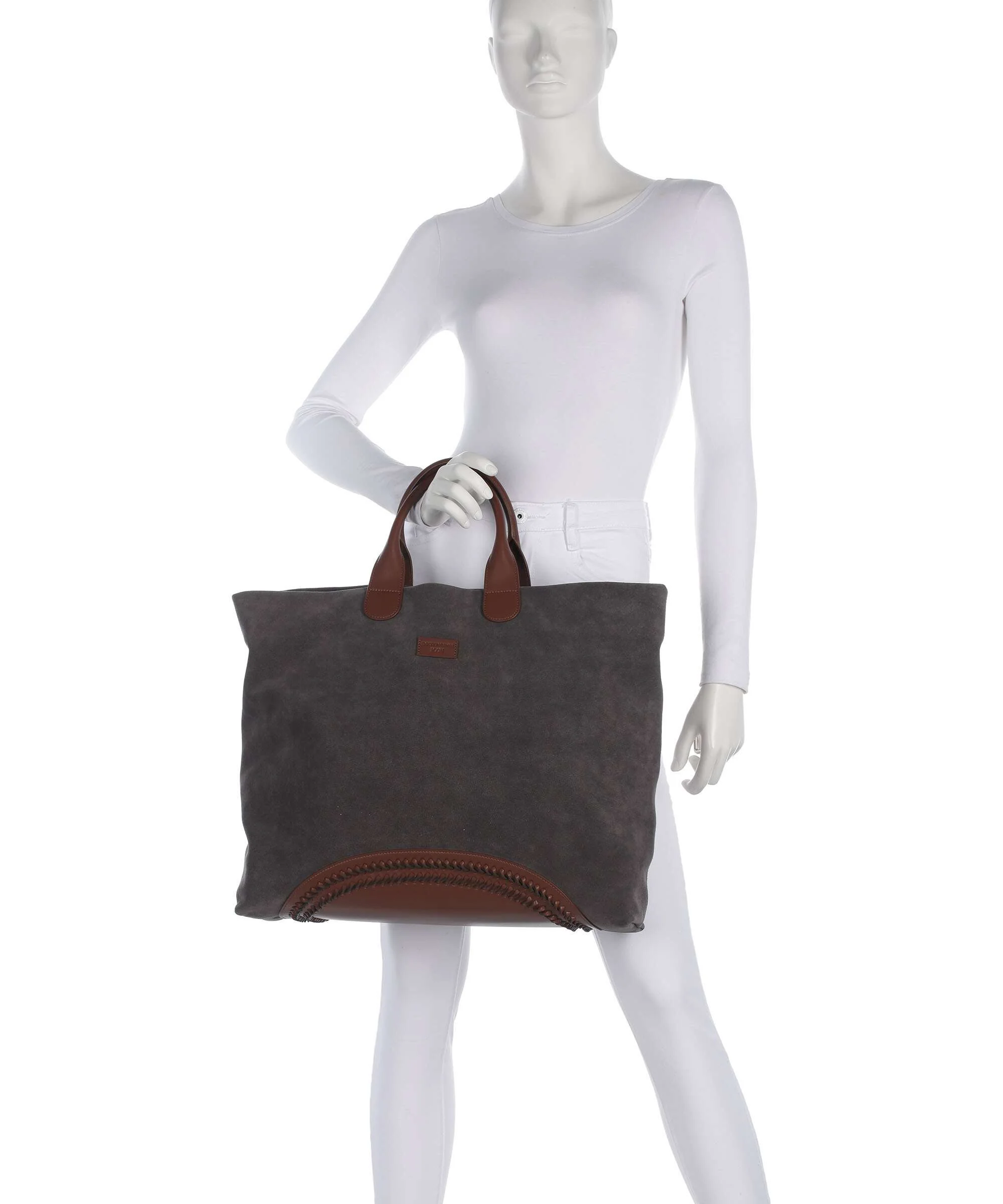 Emporio Armani Capsule Icon Handtas grey whisper - Image 3