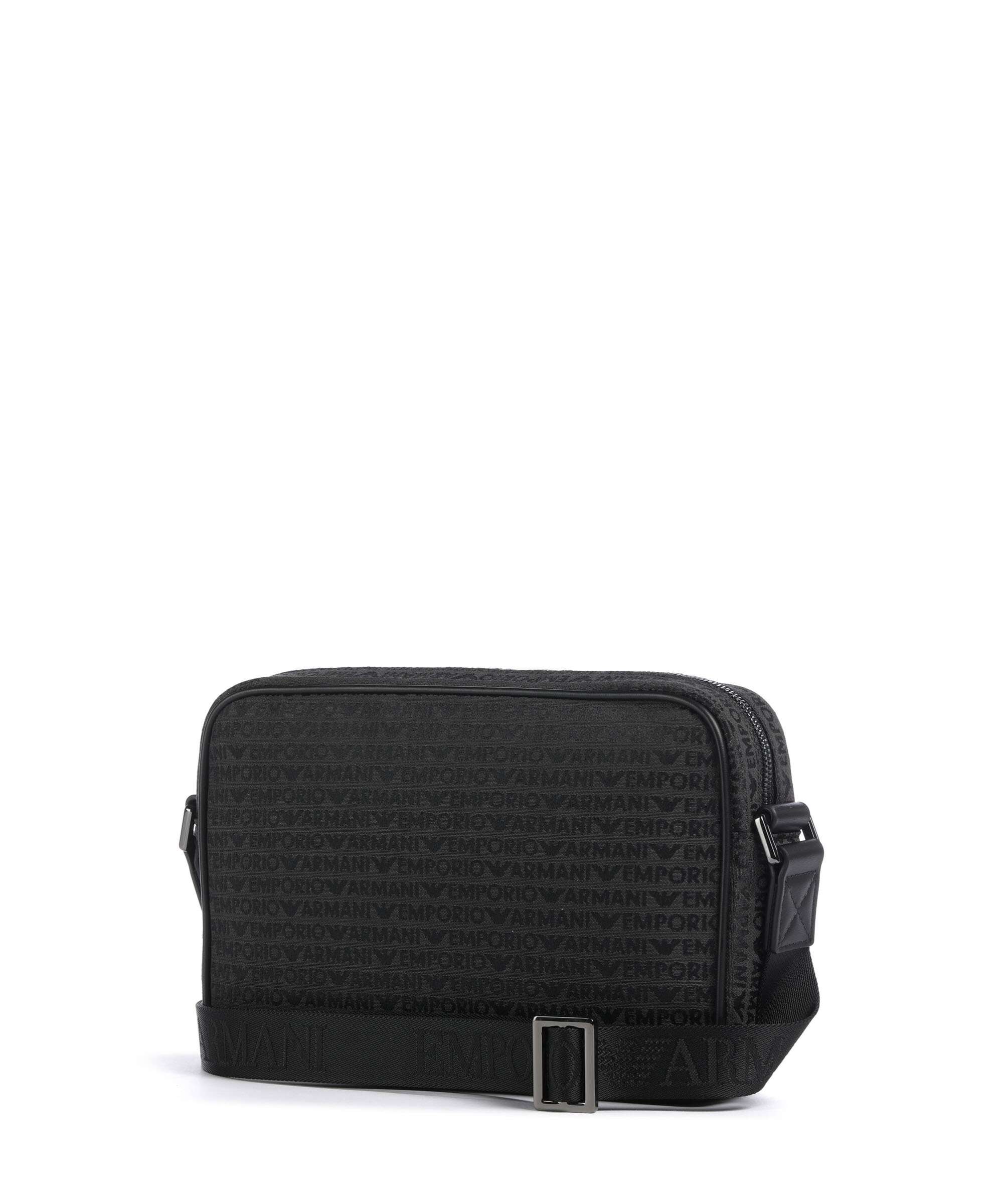 Emporio Armani Logo Jacquard Crossbody tas bristol black - Image 2