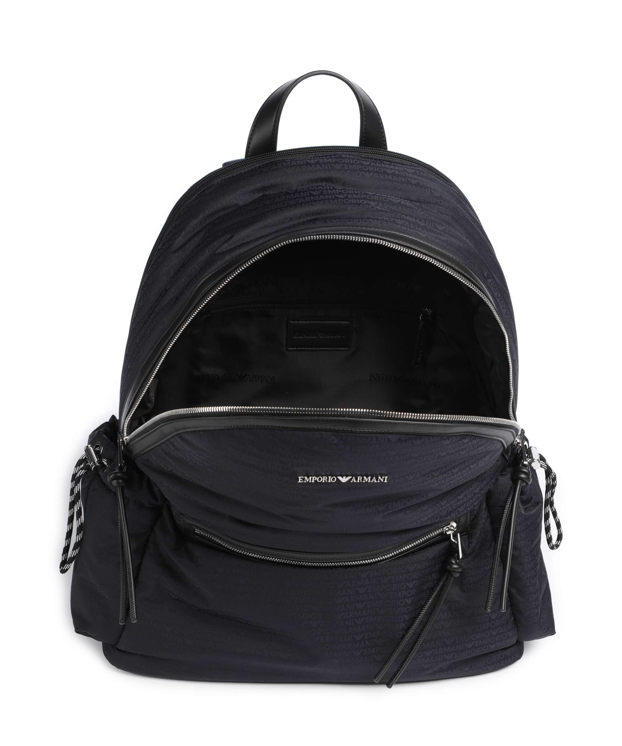 Emporio Armani Monogram Rugzak iconico blu navy - Image 5
