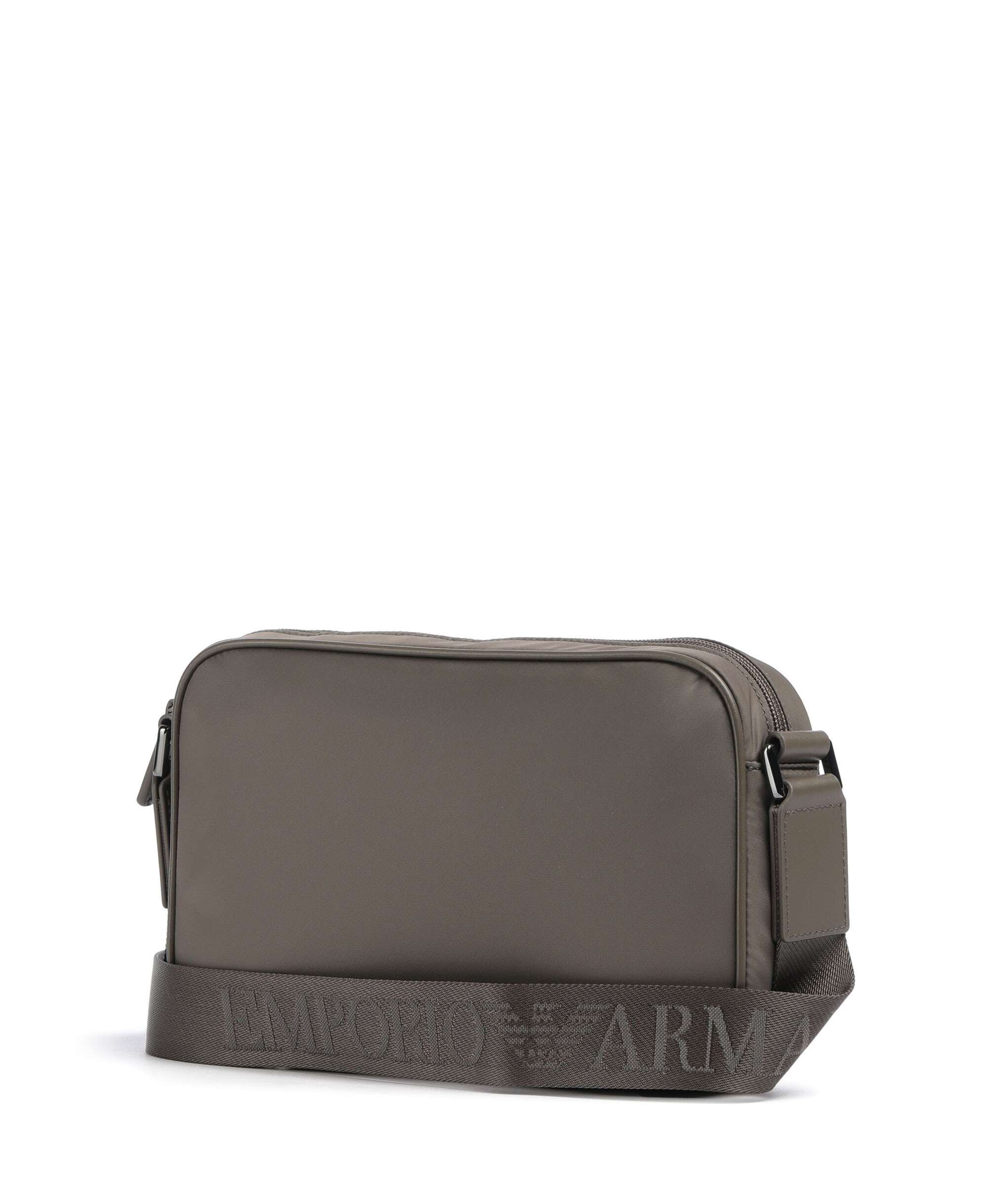 Emporio Armani Recycled Nylon Crossbody tas major brown - Image 2