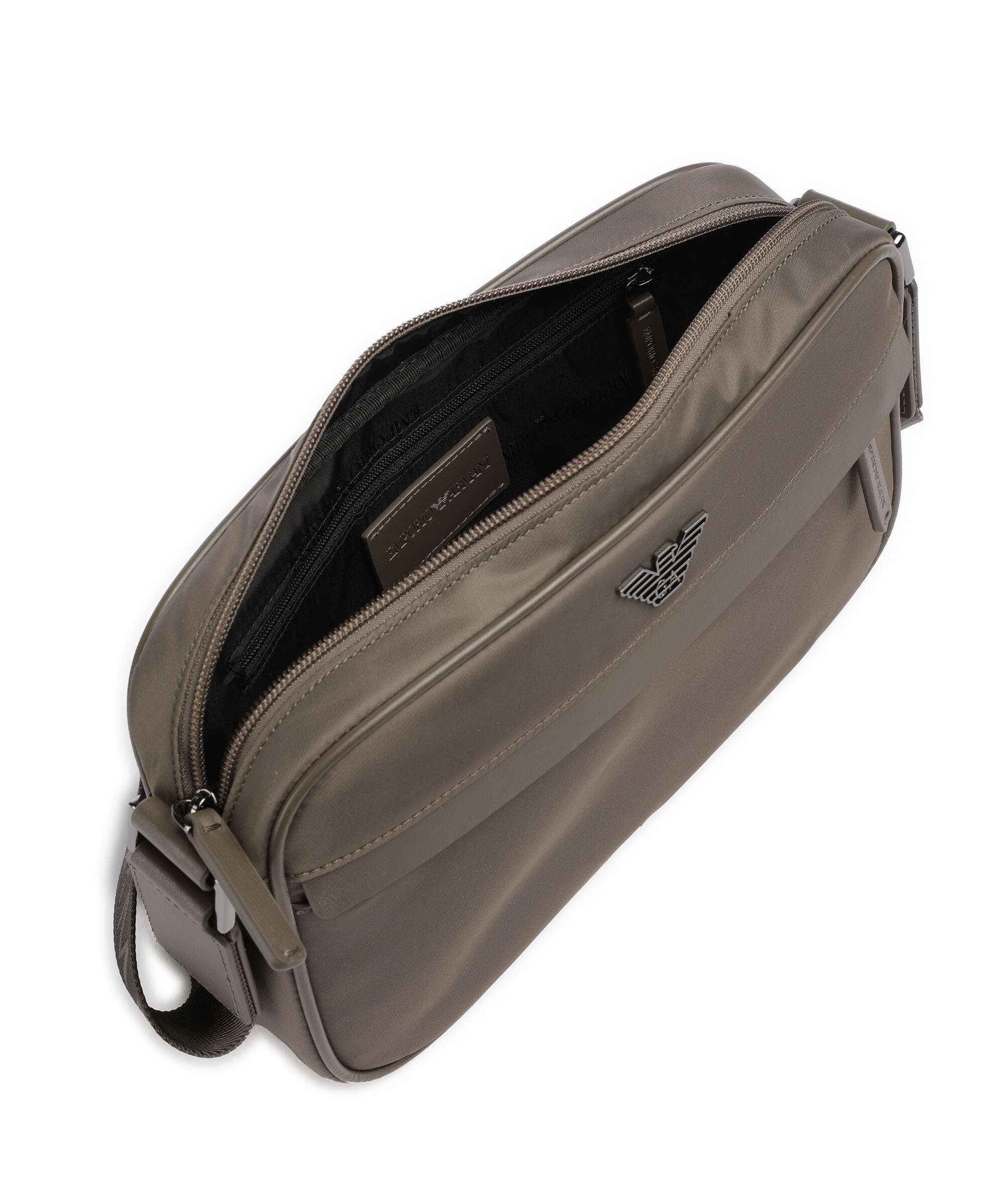 Emporio Armani Recycled Nylon Crossbody tas major brown - Image 5