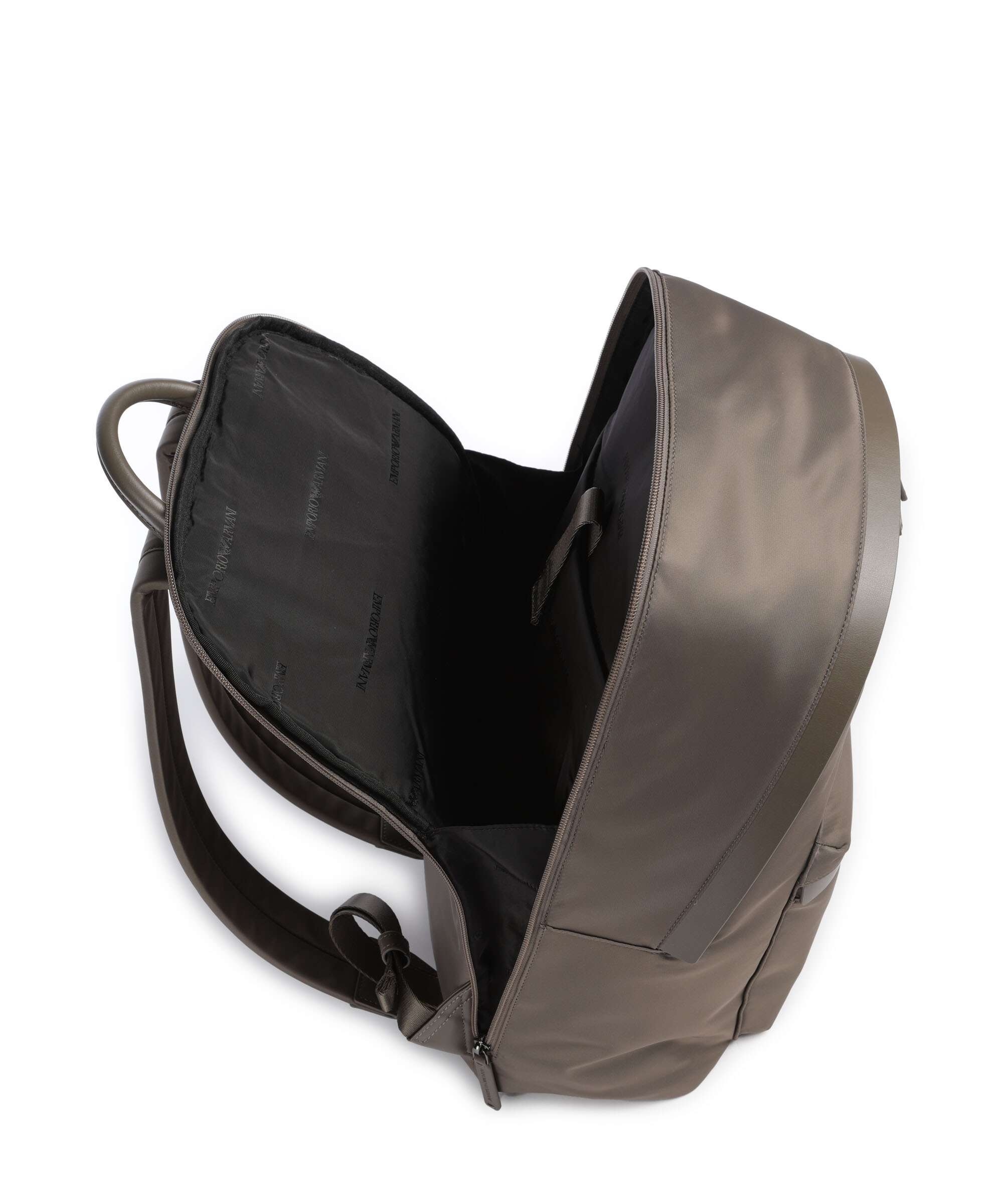 Emporio Armani Recycled Nylon Rugzak major brown - Image 4