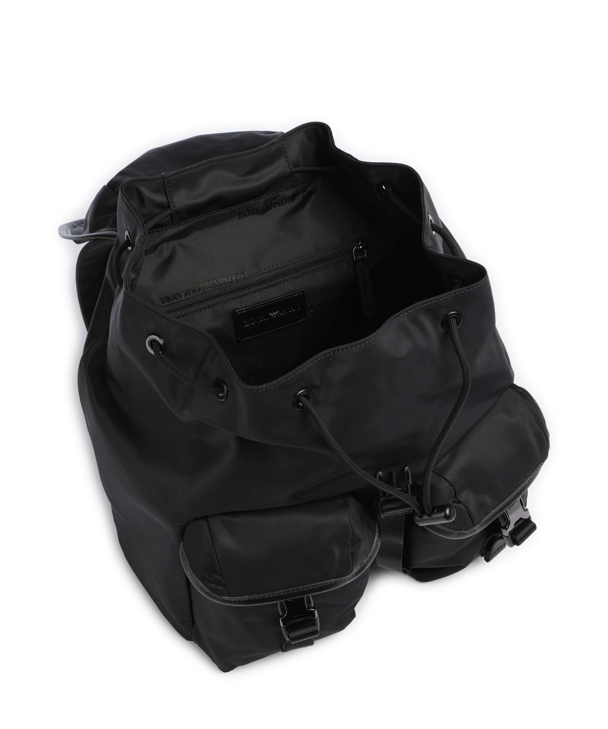 Emporio Armani Recycled Nylon Rugzak black beauty - Image 5