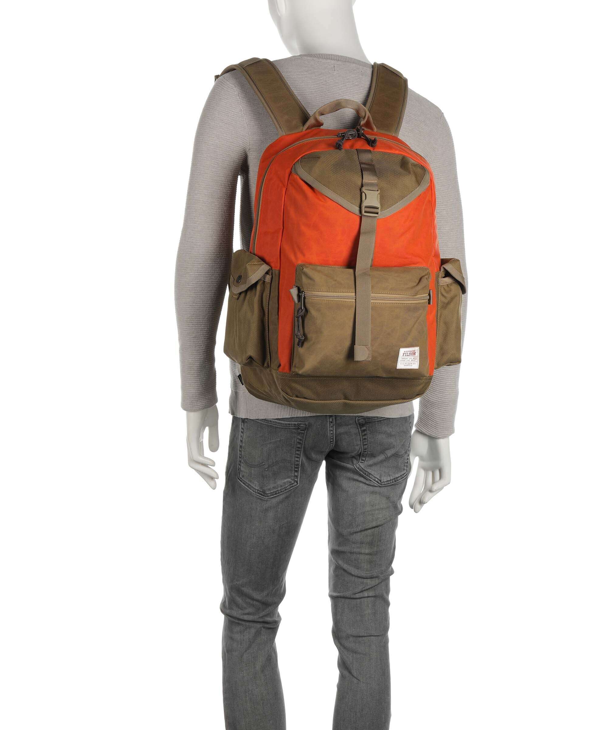 Filson Cordura Nylon Surveyor Rugzak dark tan/flame - Image 4