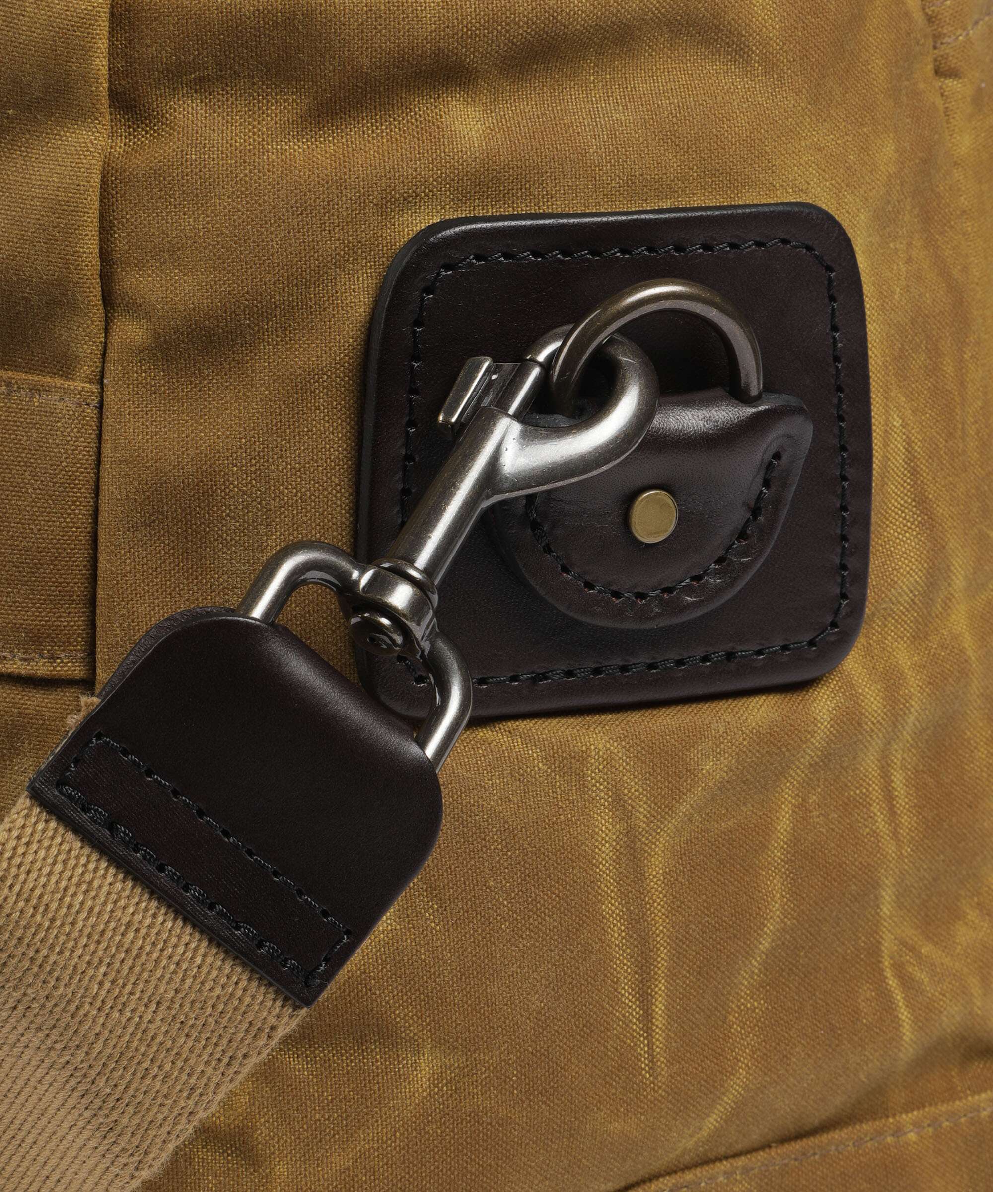 Filson Oil Finish Tin Cloth 24HR Duffle Weekendtas dark tan - Image 3