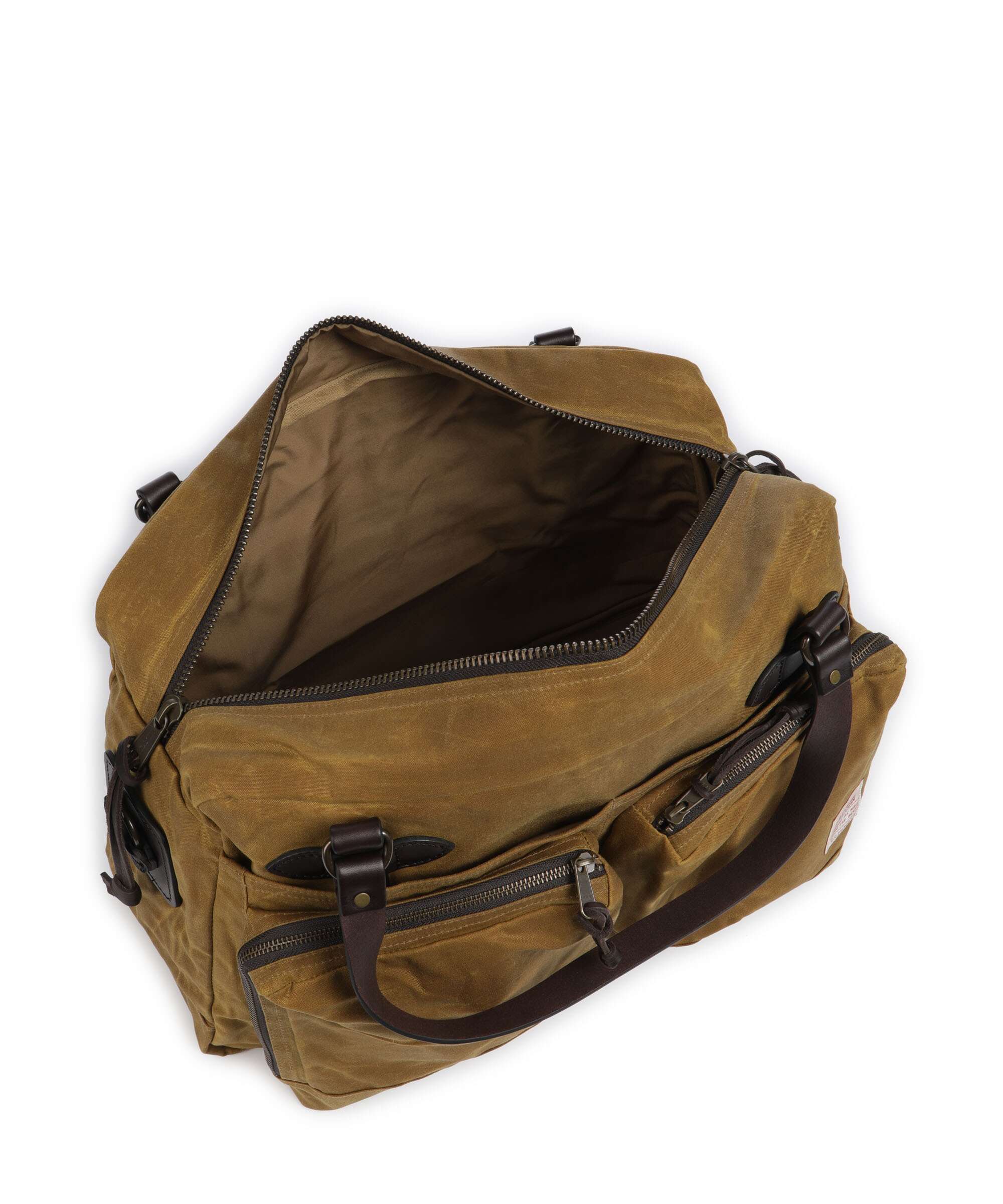 Filson Oil Finish Tin Cloth 24HR Duffle Weekendtas dark tan - Image 5