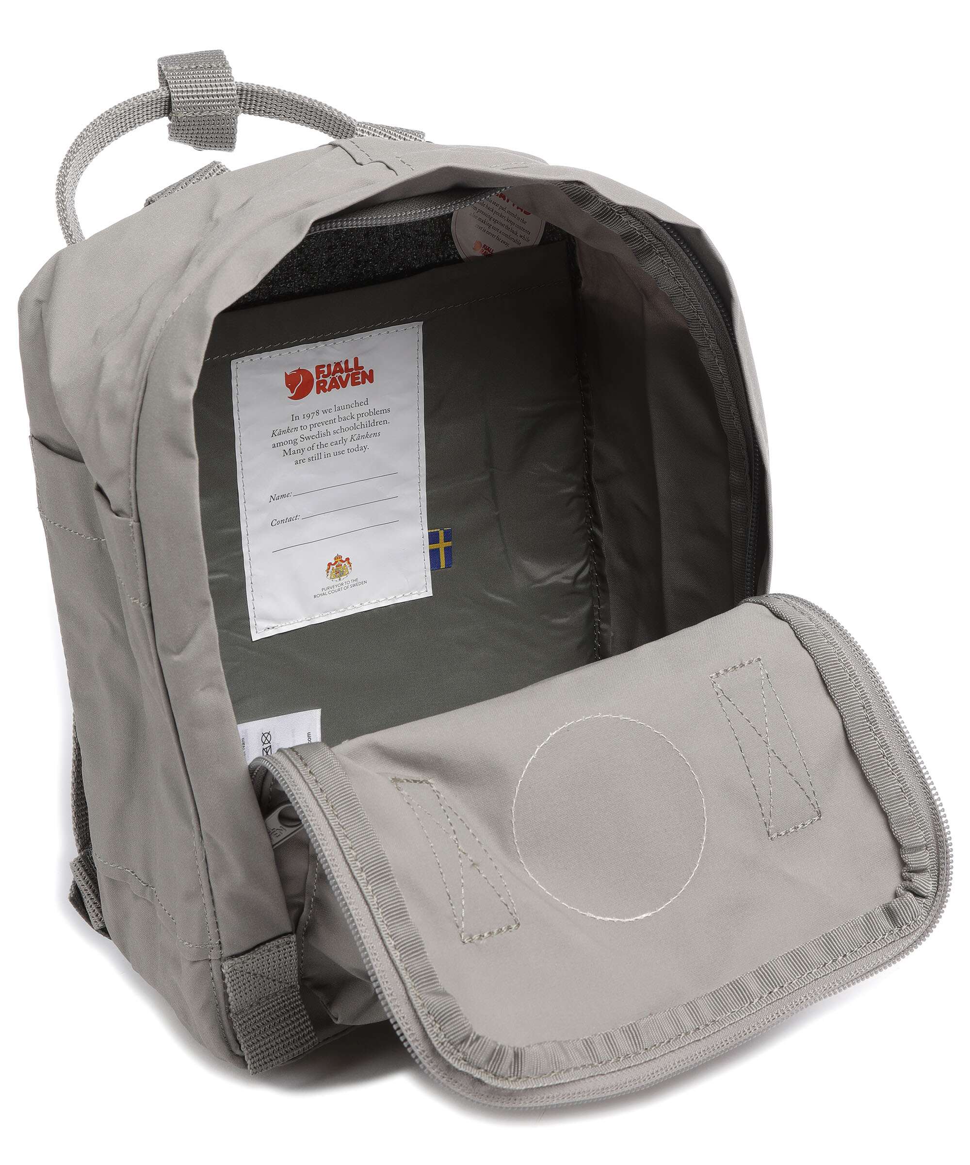 Fjällräven Kånken Mini Rugzak Fog - Image 5