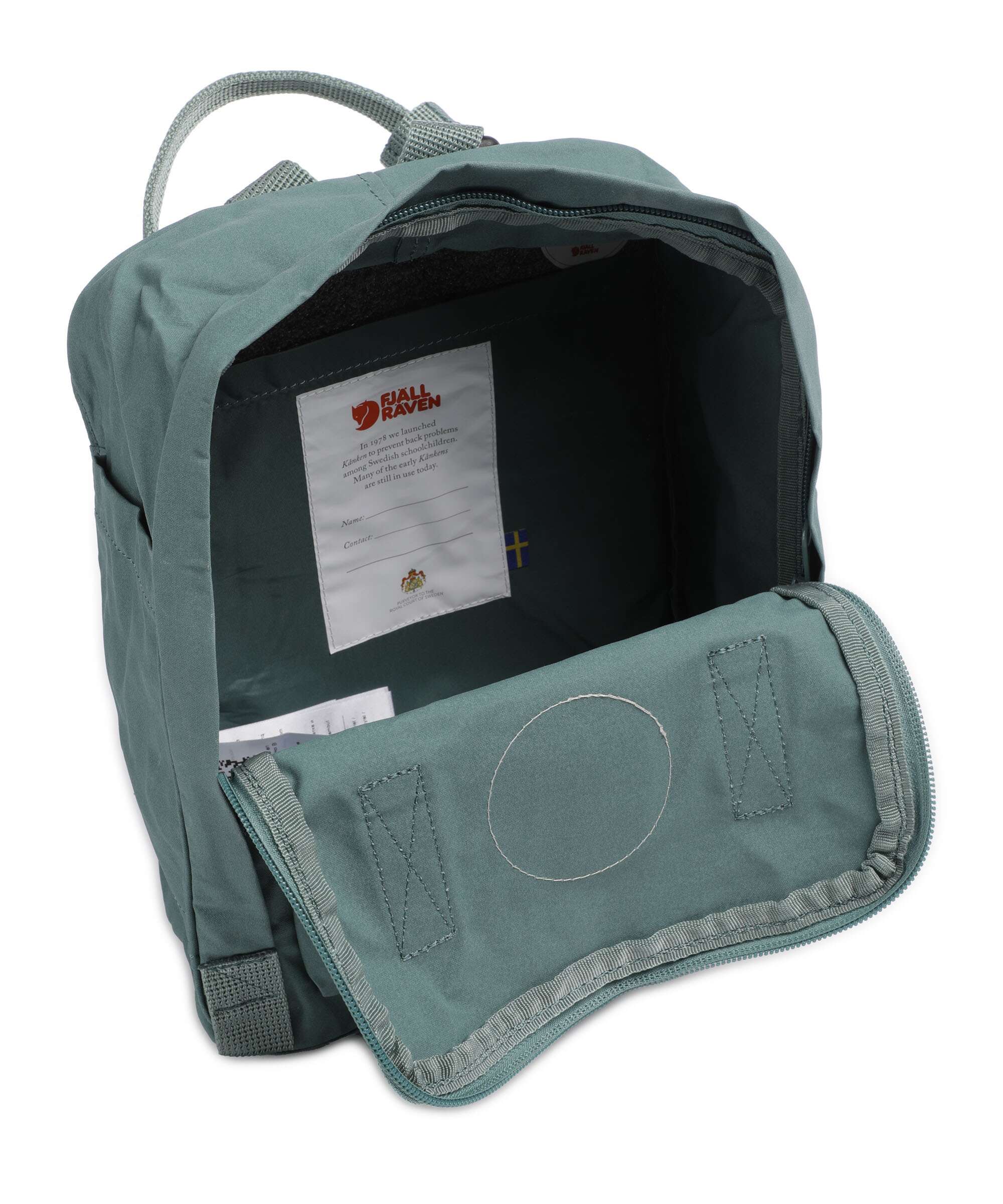Fjällräven Kånken Mini Rugzak Frost Green - Image 5