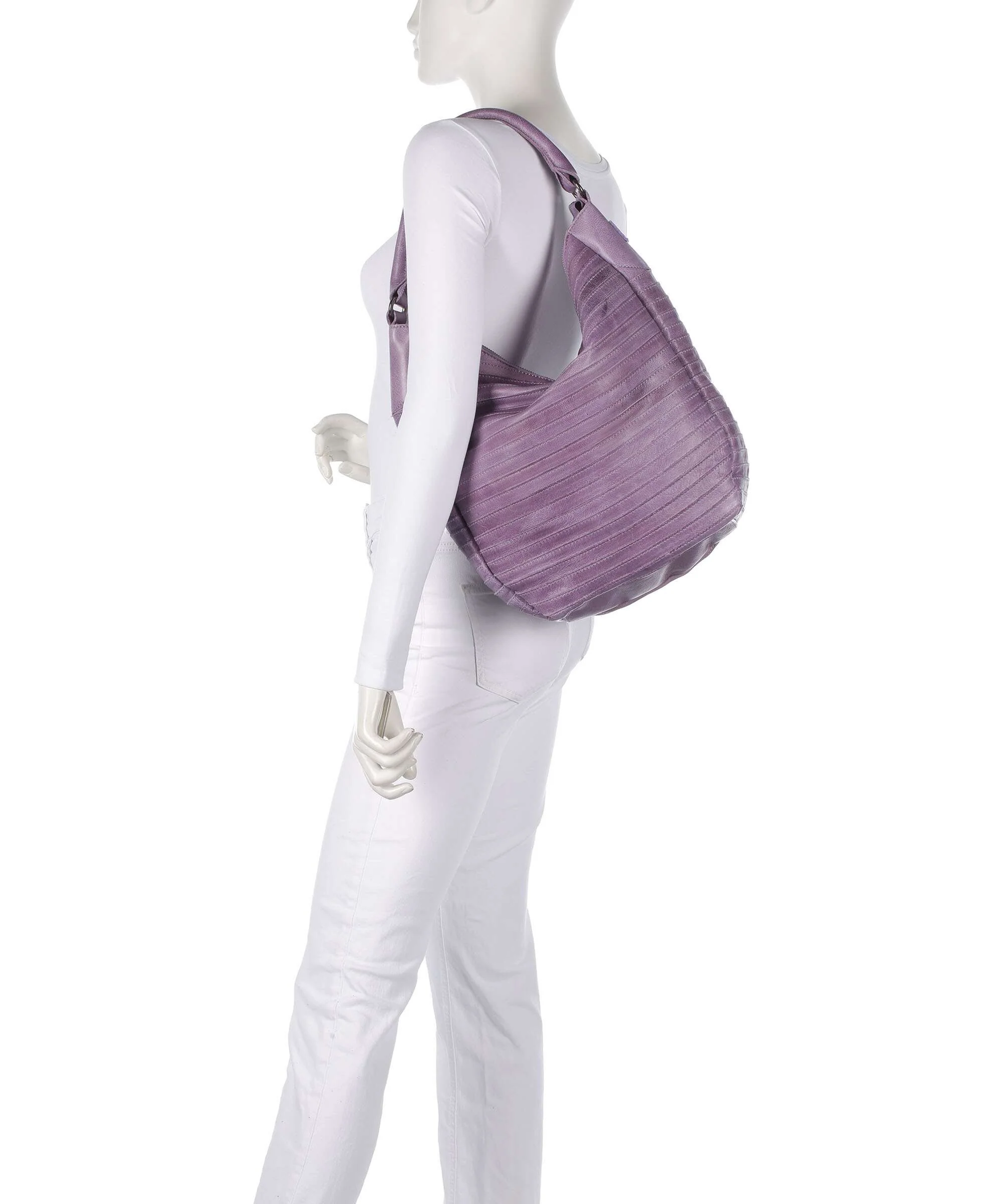 FredsBruder Bestseller Gürteltier S Hobo tas lavender - Image 3