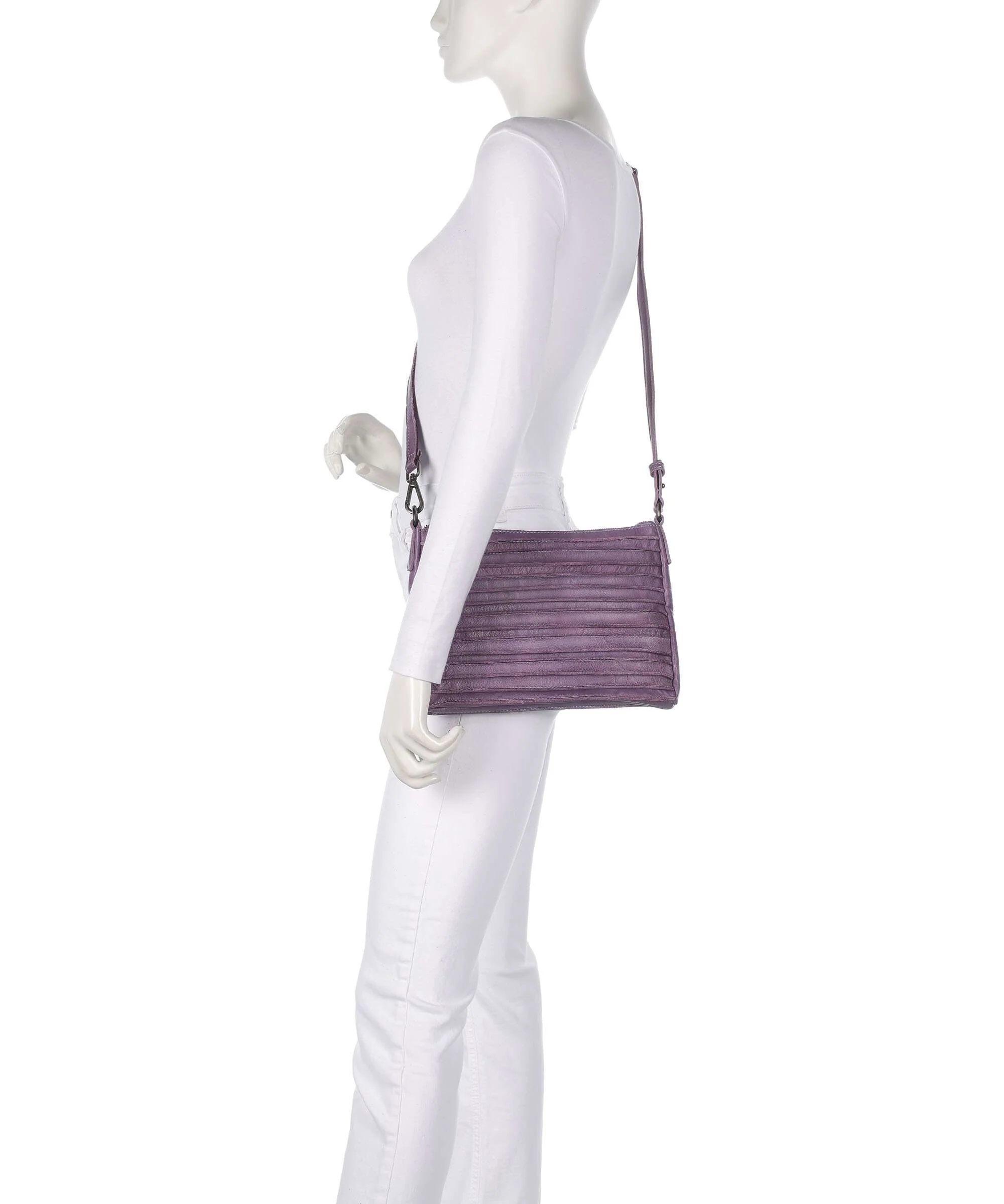 FredsBruder Bestseller Riffel Hobo tas lavender - Image 3
