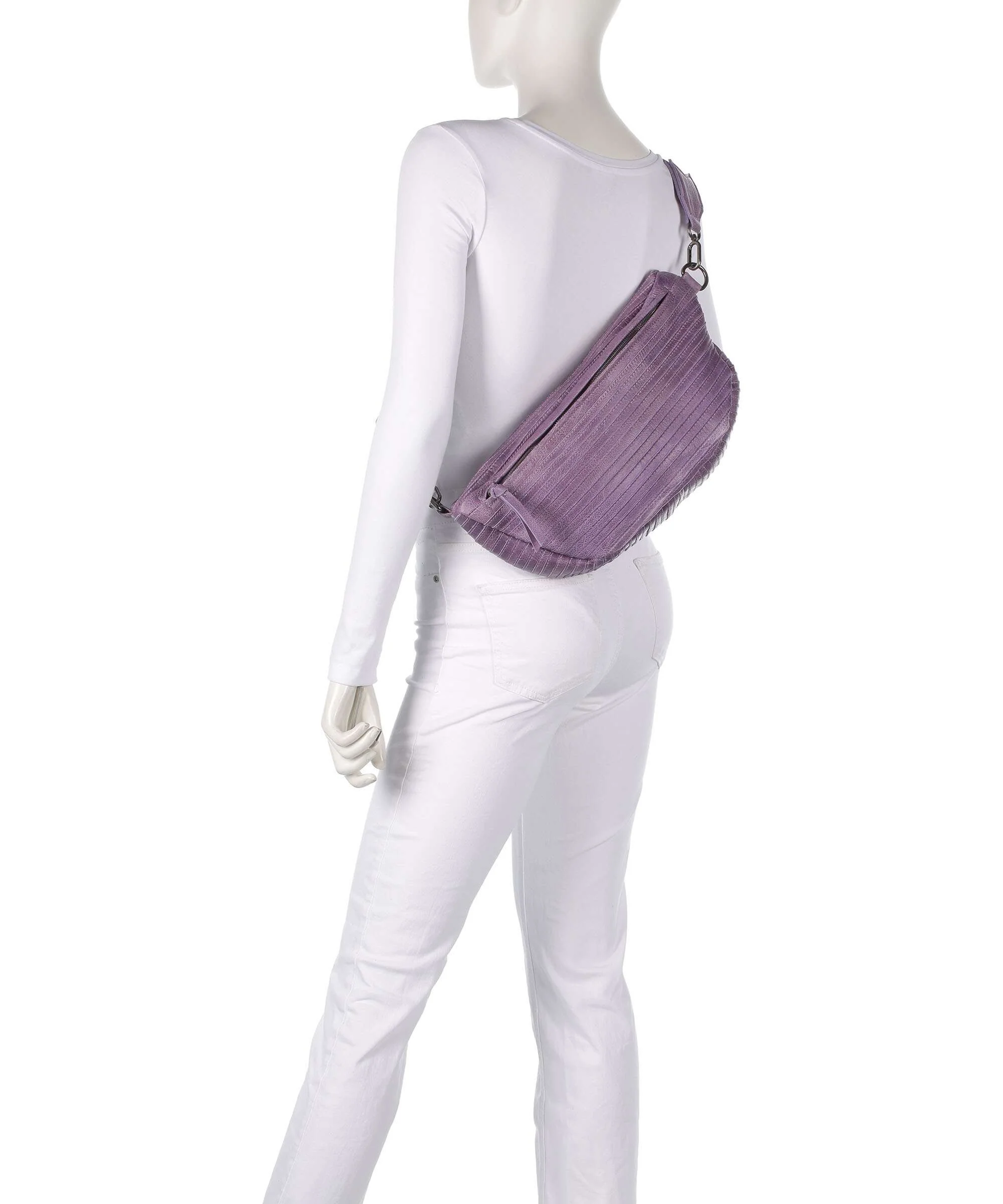 FredsBruder Check My Bag Mini Crossbody tas lavender - Image 3