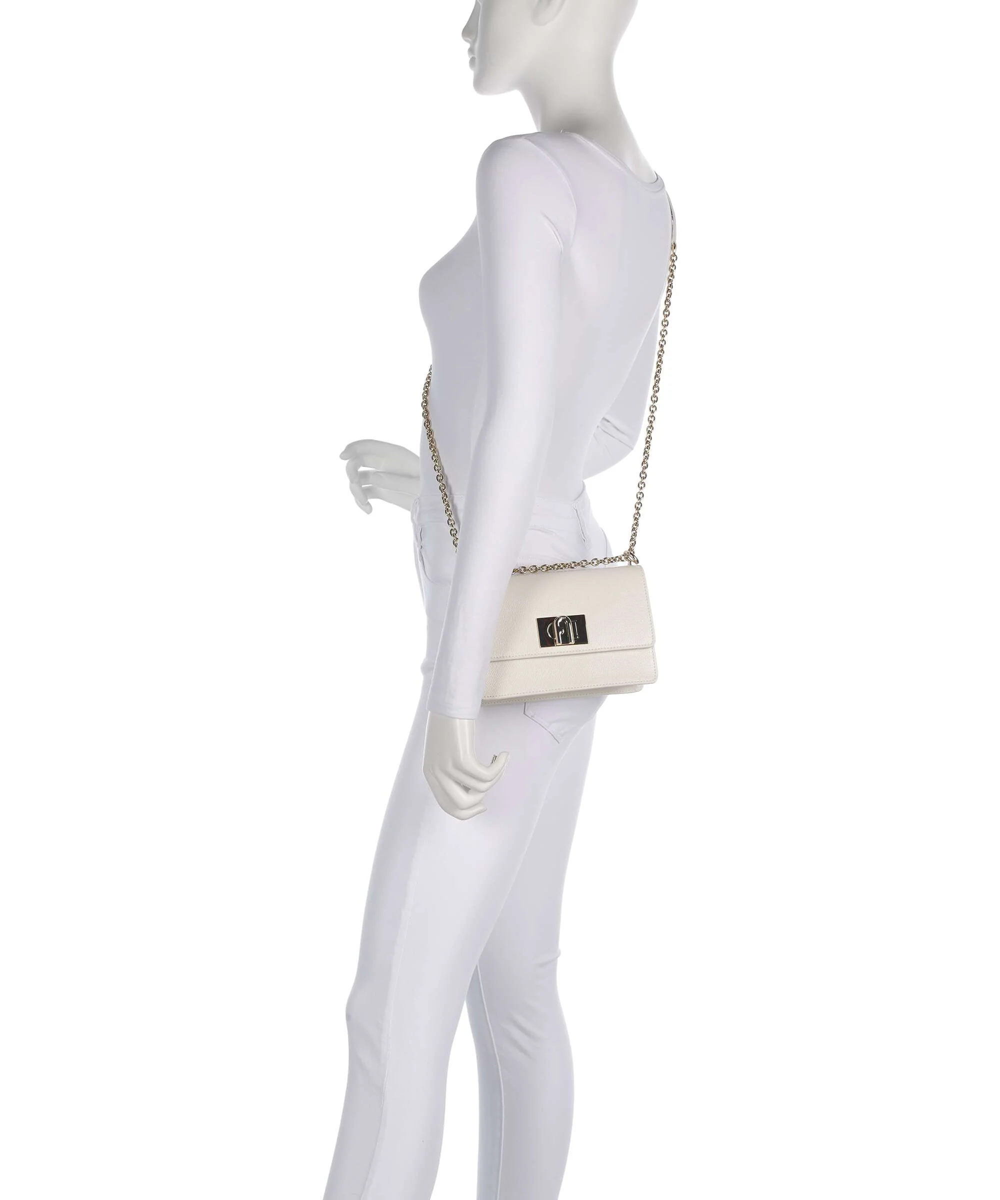 Furla 1927 Mini Schoudertas panna - Image 3