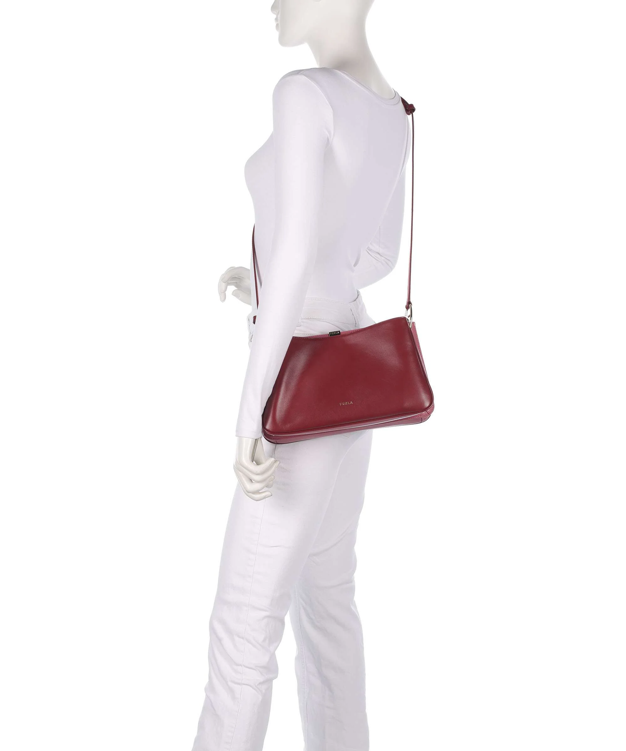 Furla Agata M Crossbody tas rubino/blush pink - Image 3