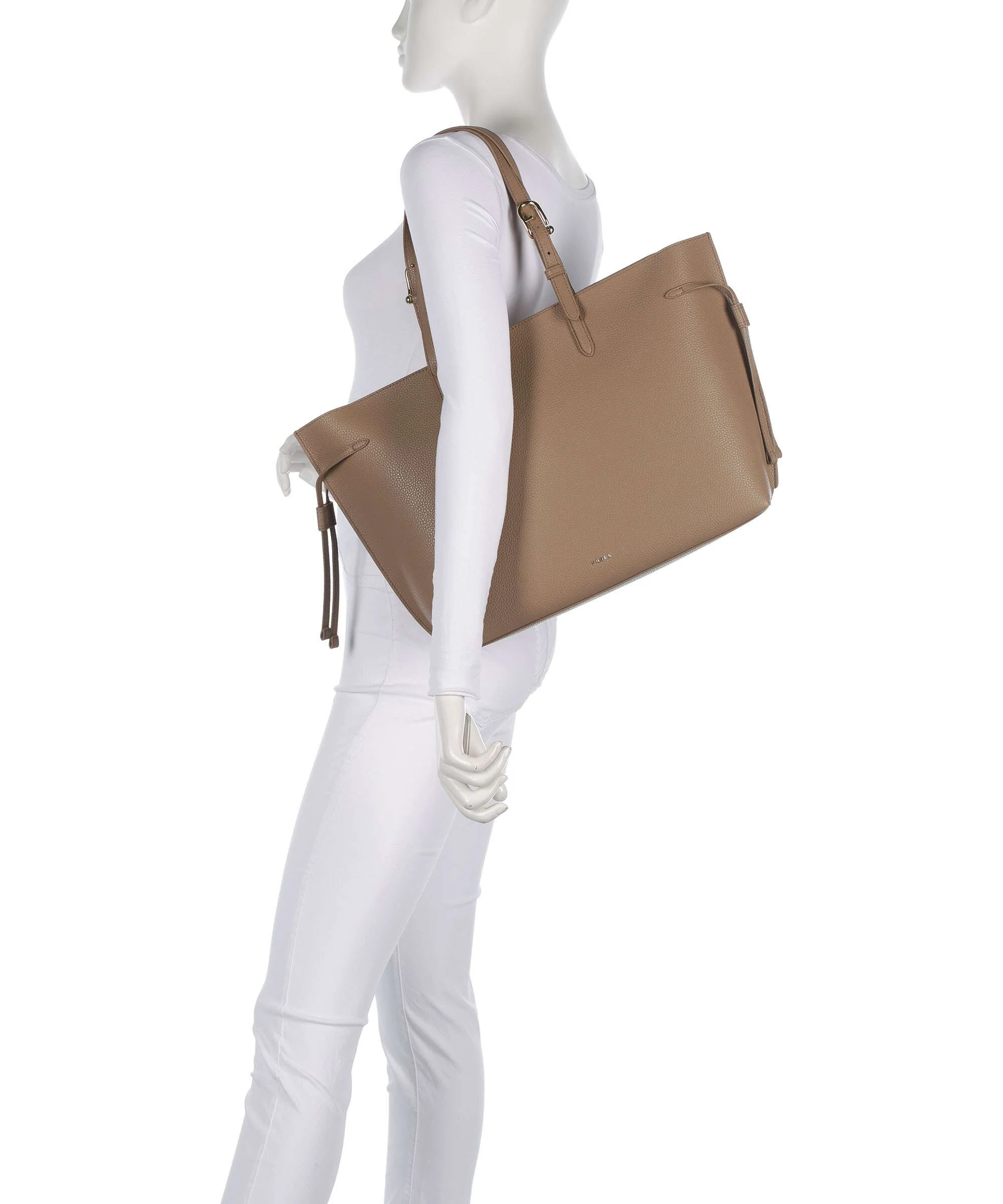 Furla Ava L Boodschappentas toffee/nero - Image 3