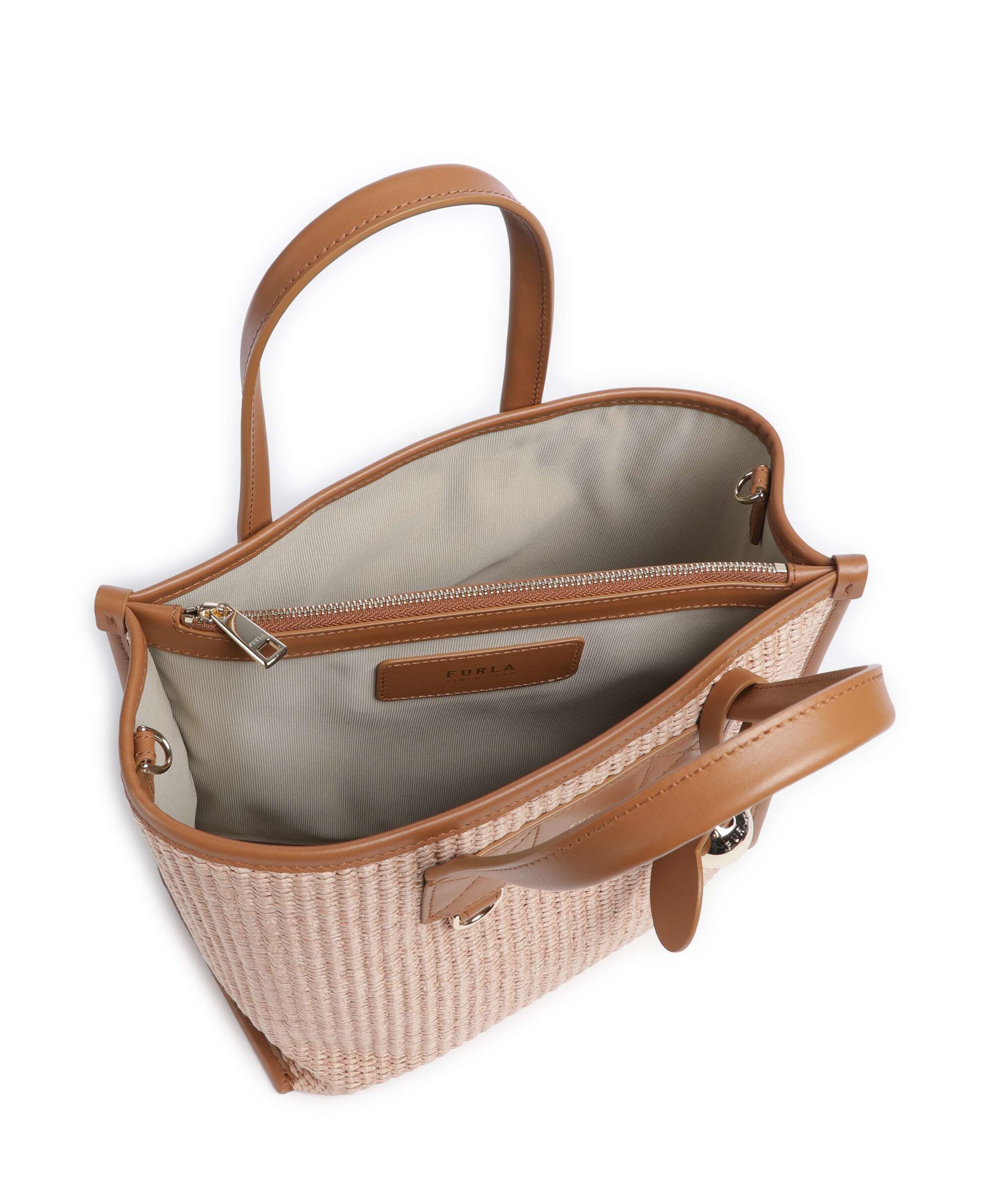 Furla Divide It S Handtas toni naturale/tabacco - Image 6