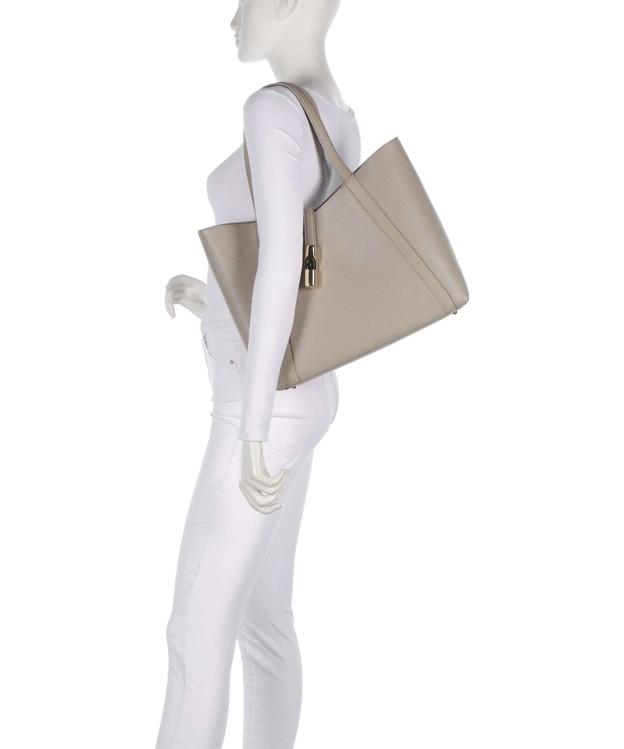 Furla Goccia L Boodschappentas linen - Image 3