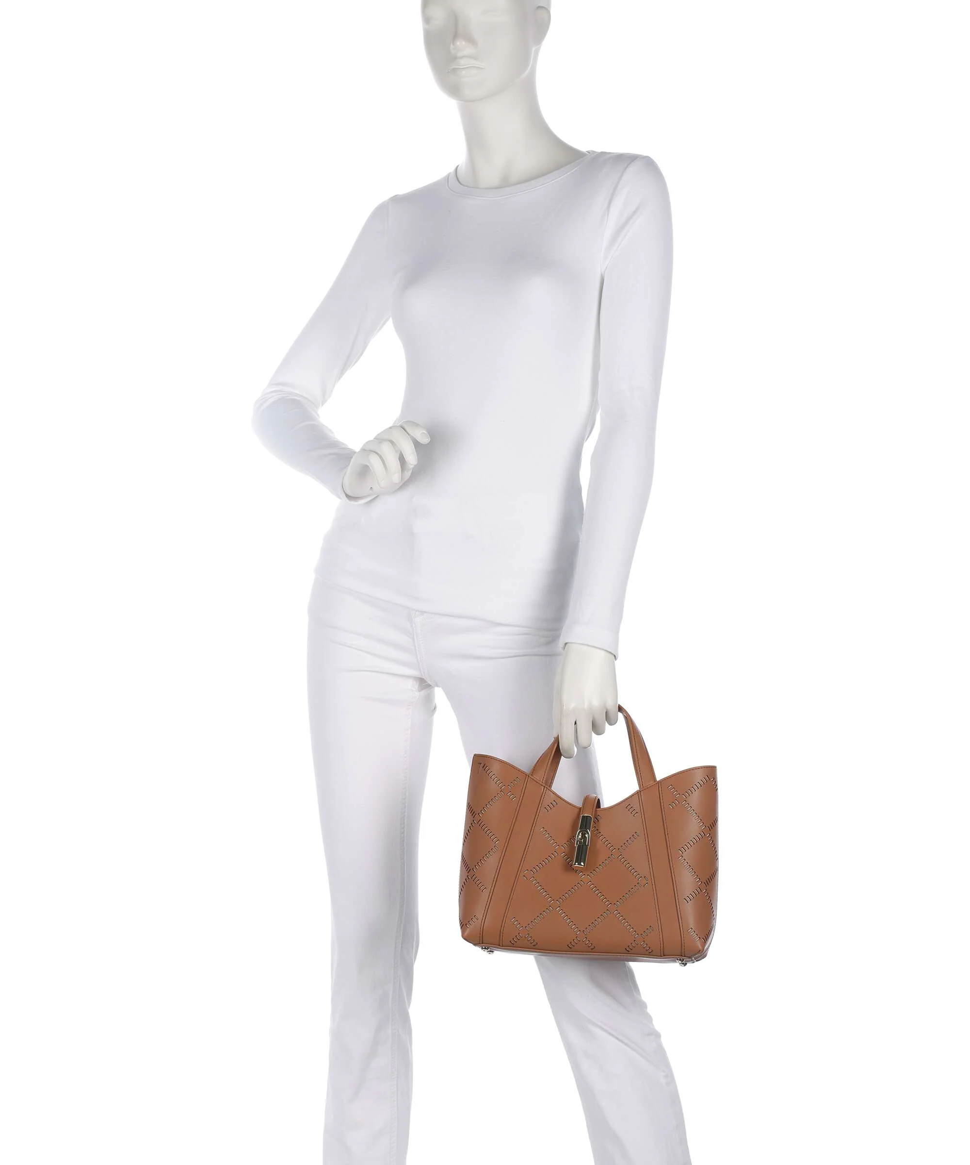 Furla Goccia S Handtas brandy - Image 3