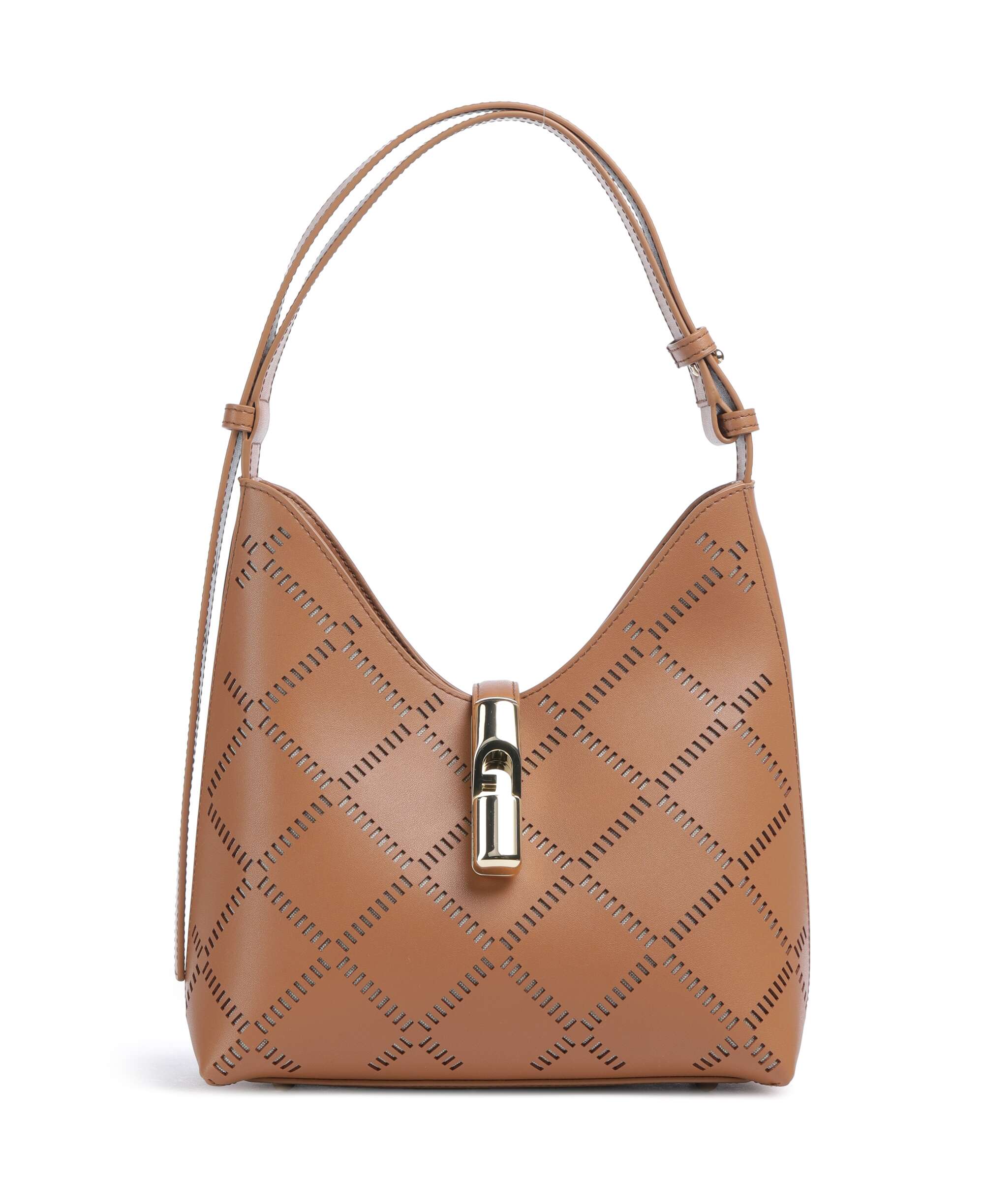Furla Goccia S Hobo tas brandy