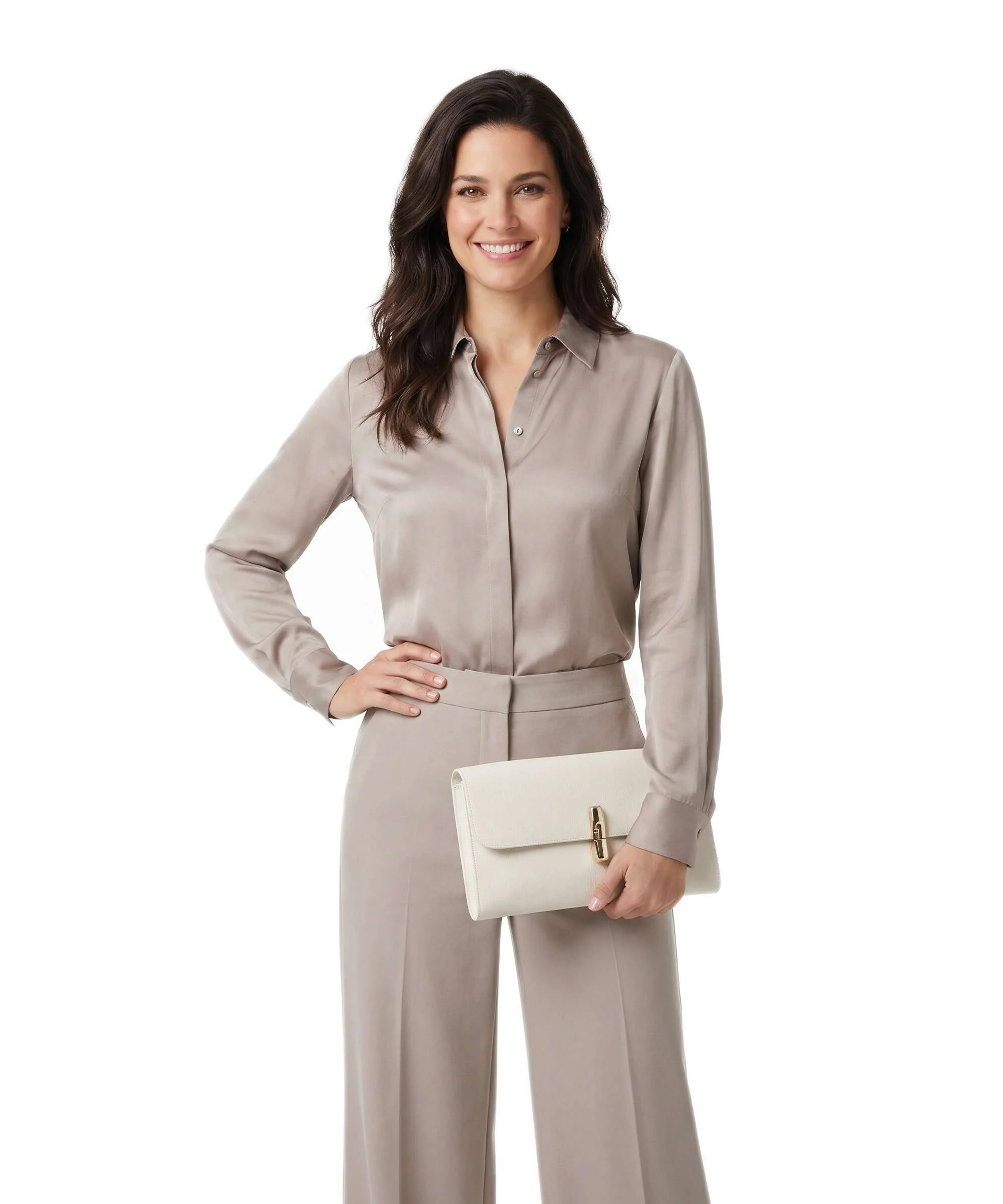 Furla Iride Clutch tasje panna - Image 3