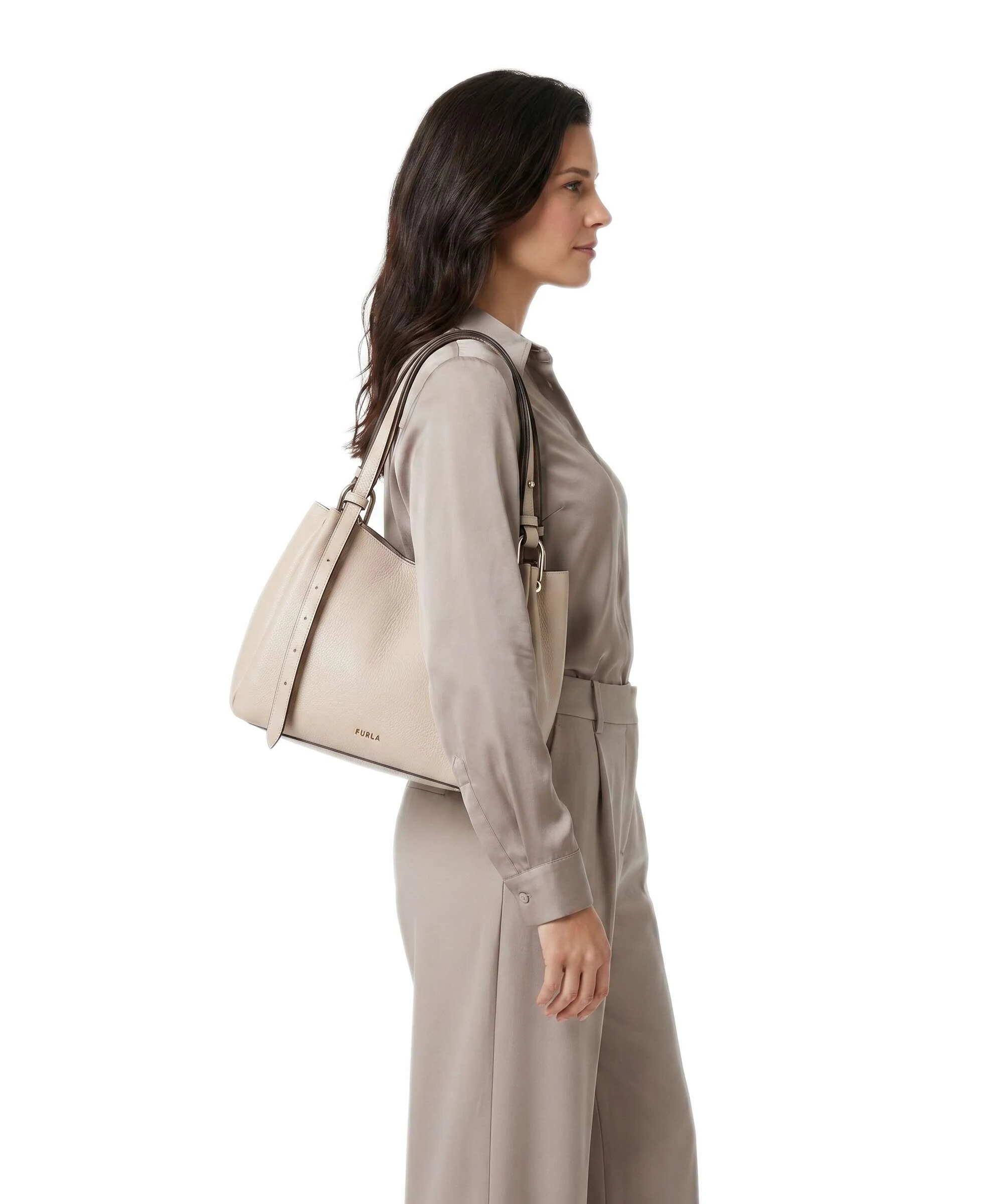 Furla Nuvola M Hobo tas cotone - Image 3