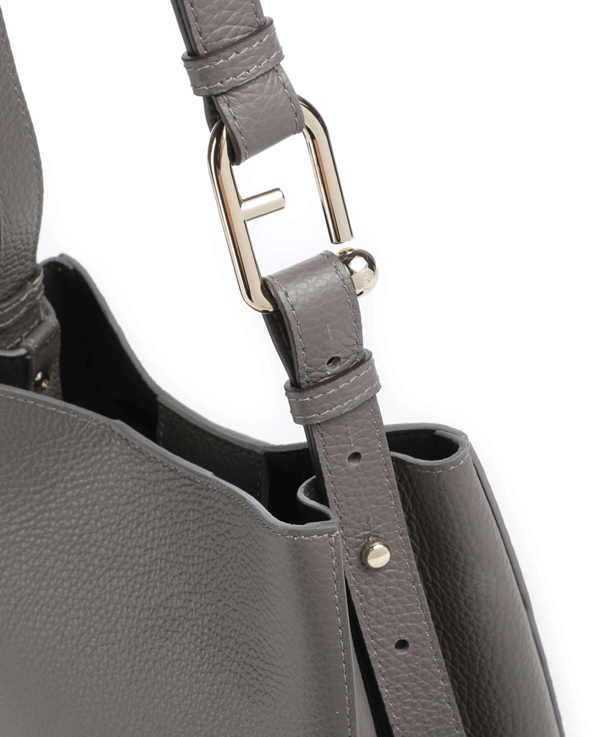 Furla Nuvola Mini Hobo tas urban gray - Image 4