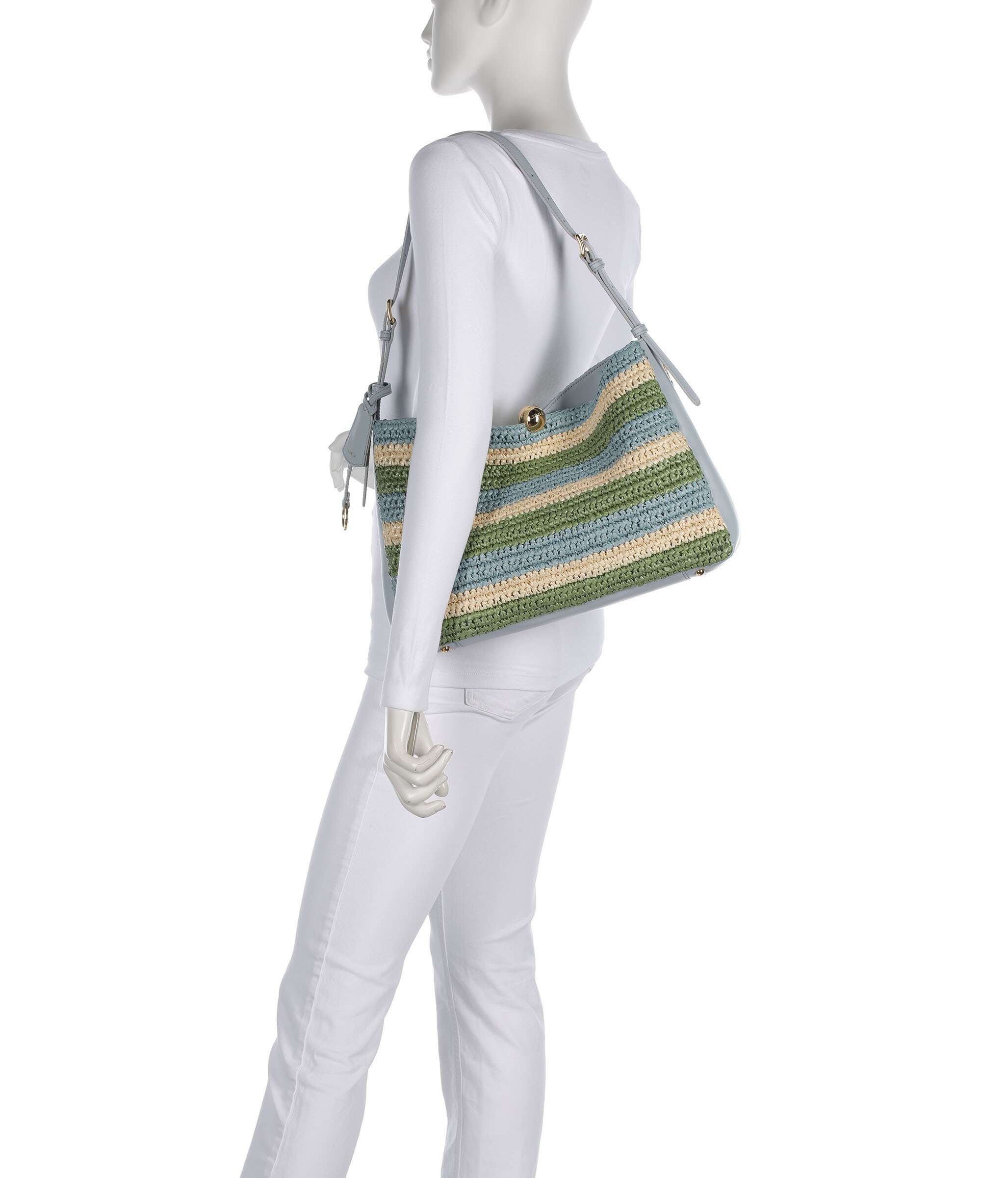 Furla Sfera Soft L Hobo tas toni carta da zucchero - Image 3