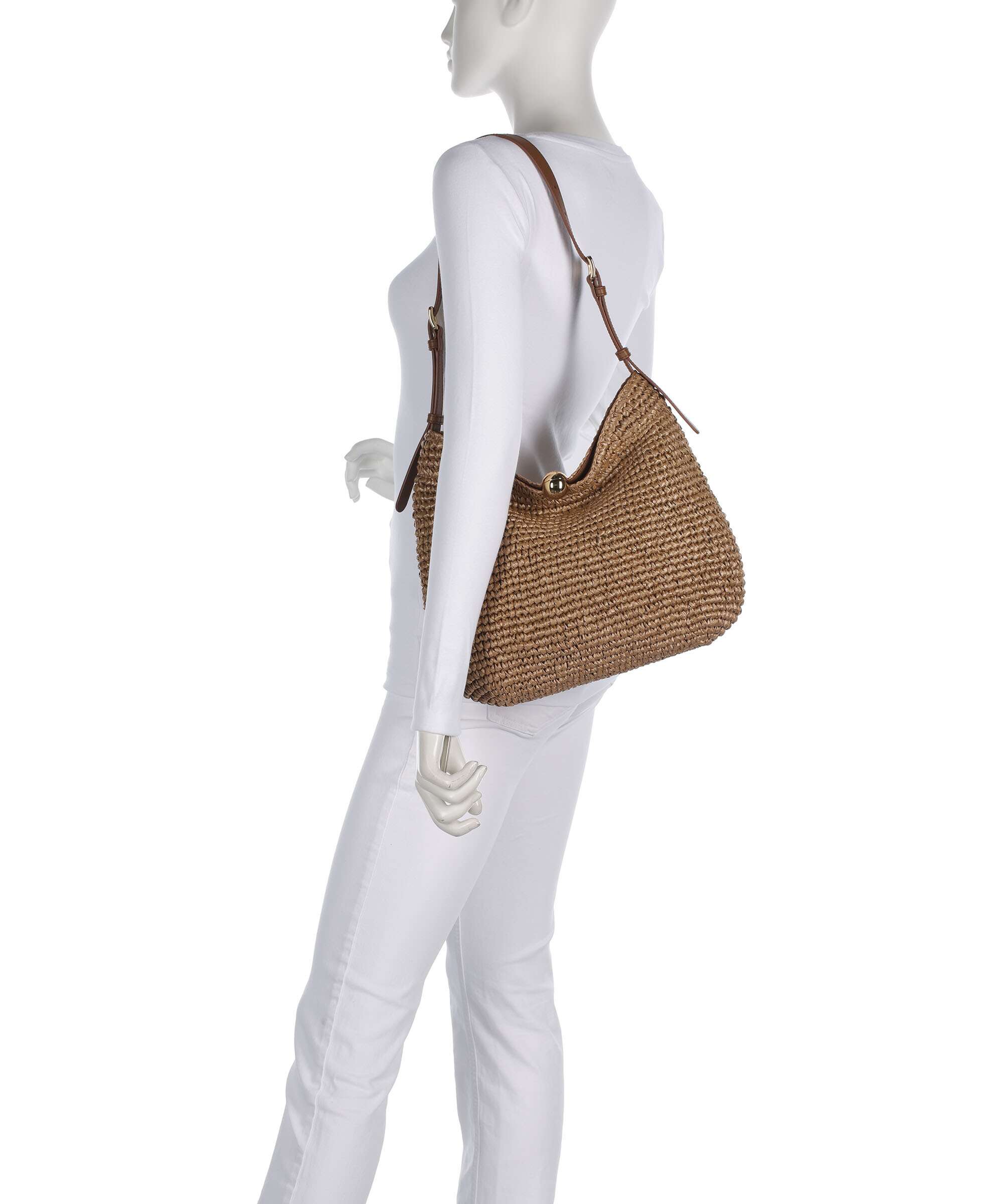 Furla Sfera Soft L Hobo tas linen - Image 3