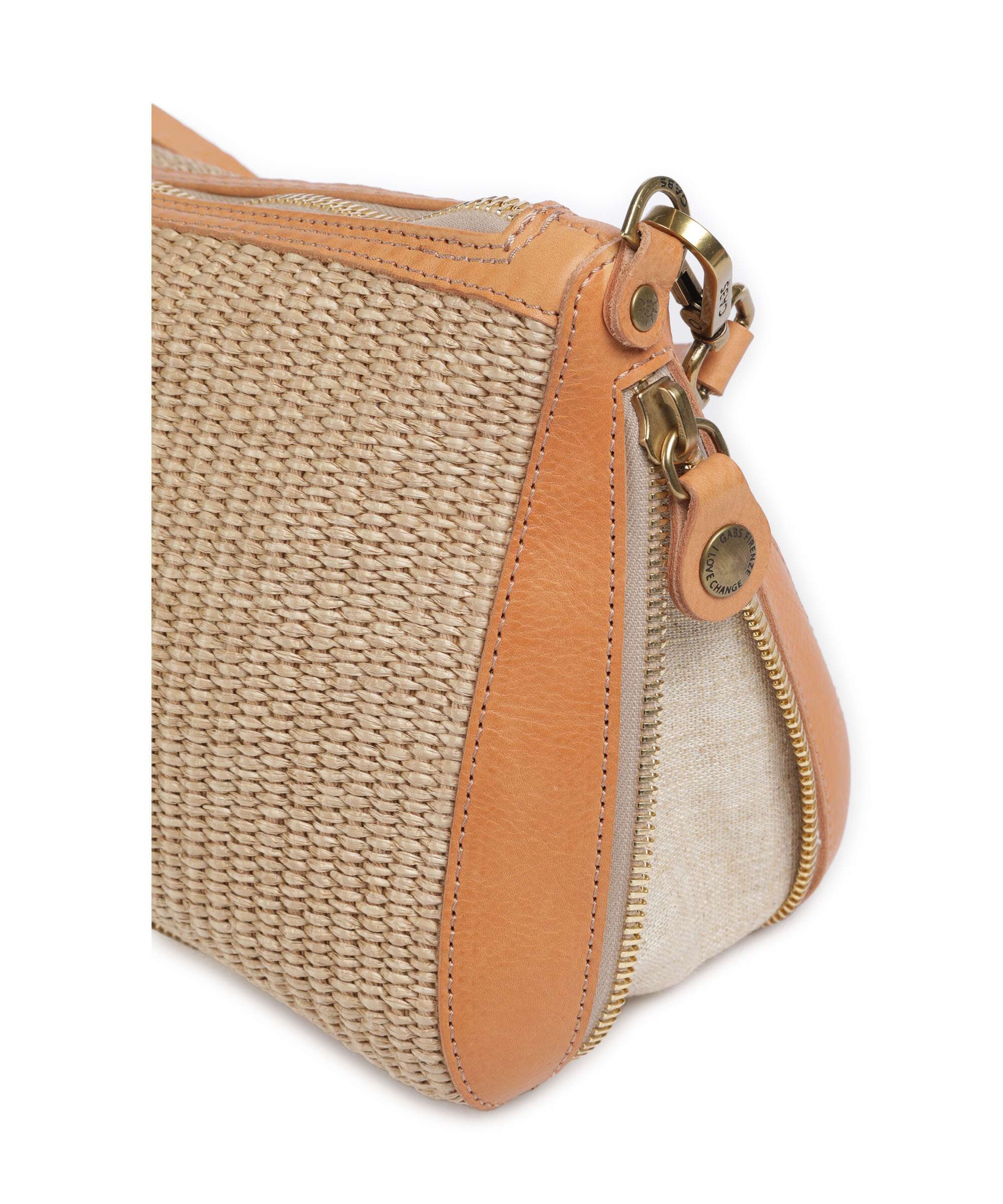 Gabs Oceania Pepita Schoudertas beige/oro/naturale - Image 7