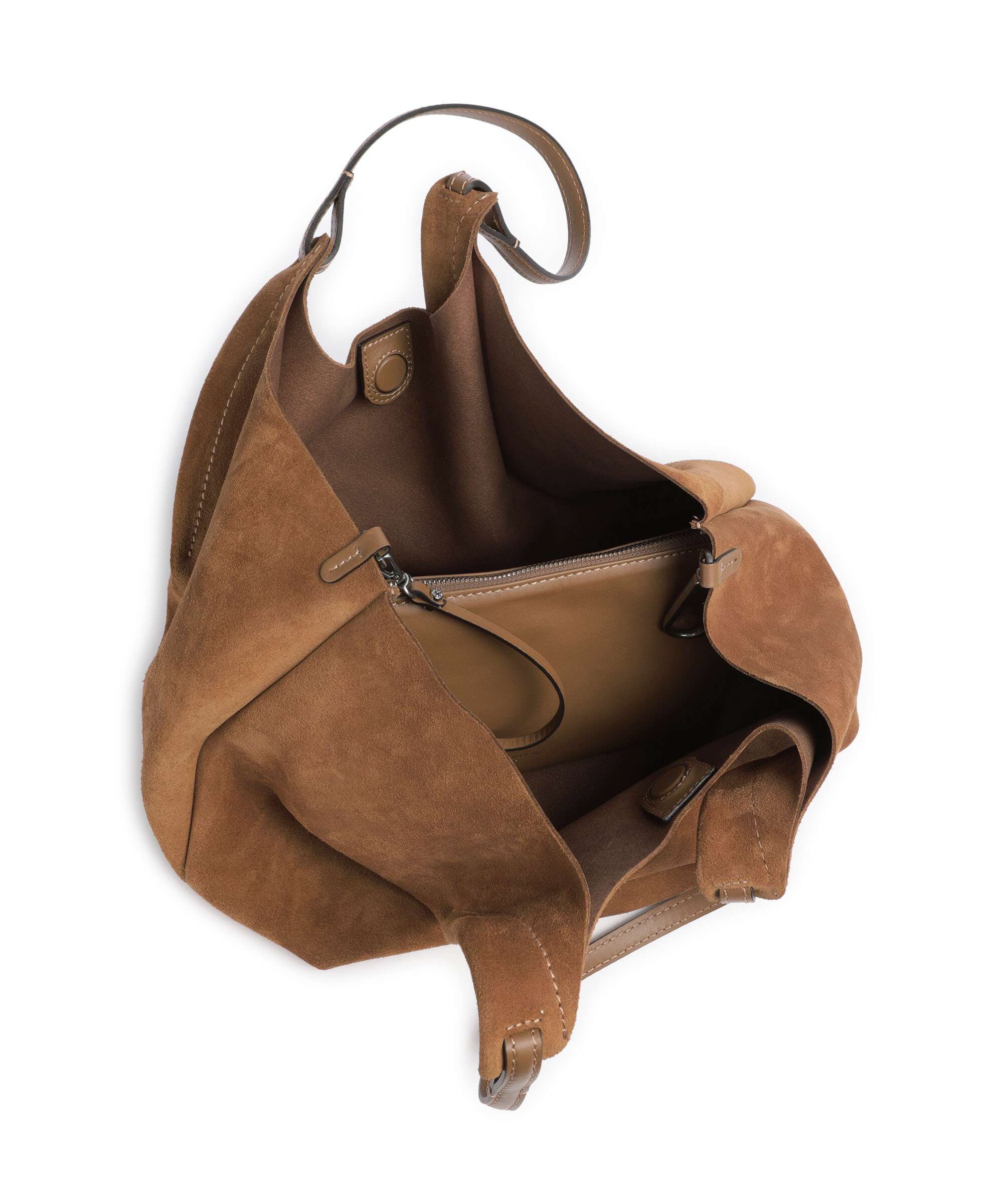 Gianni Chiarini Dua L Hobo tas caramel - Image 6