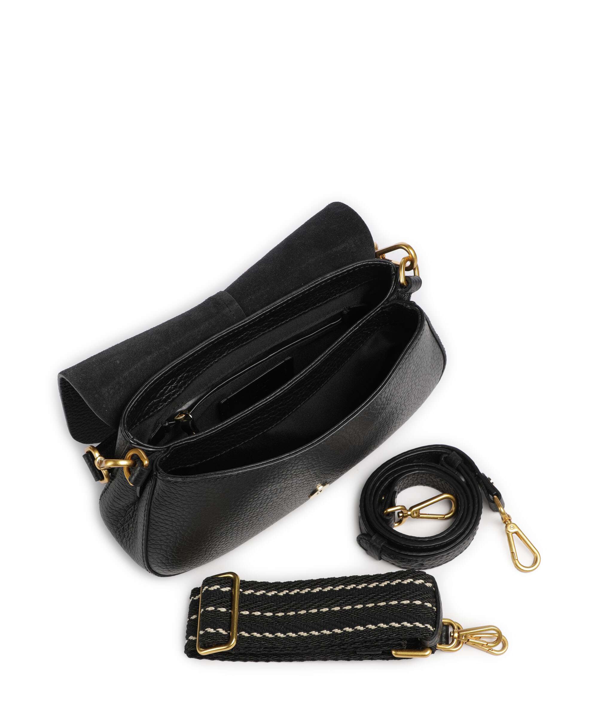 Gianni Chiarini Helena Round Schoudertas nero - Image 6