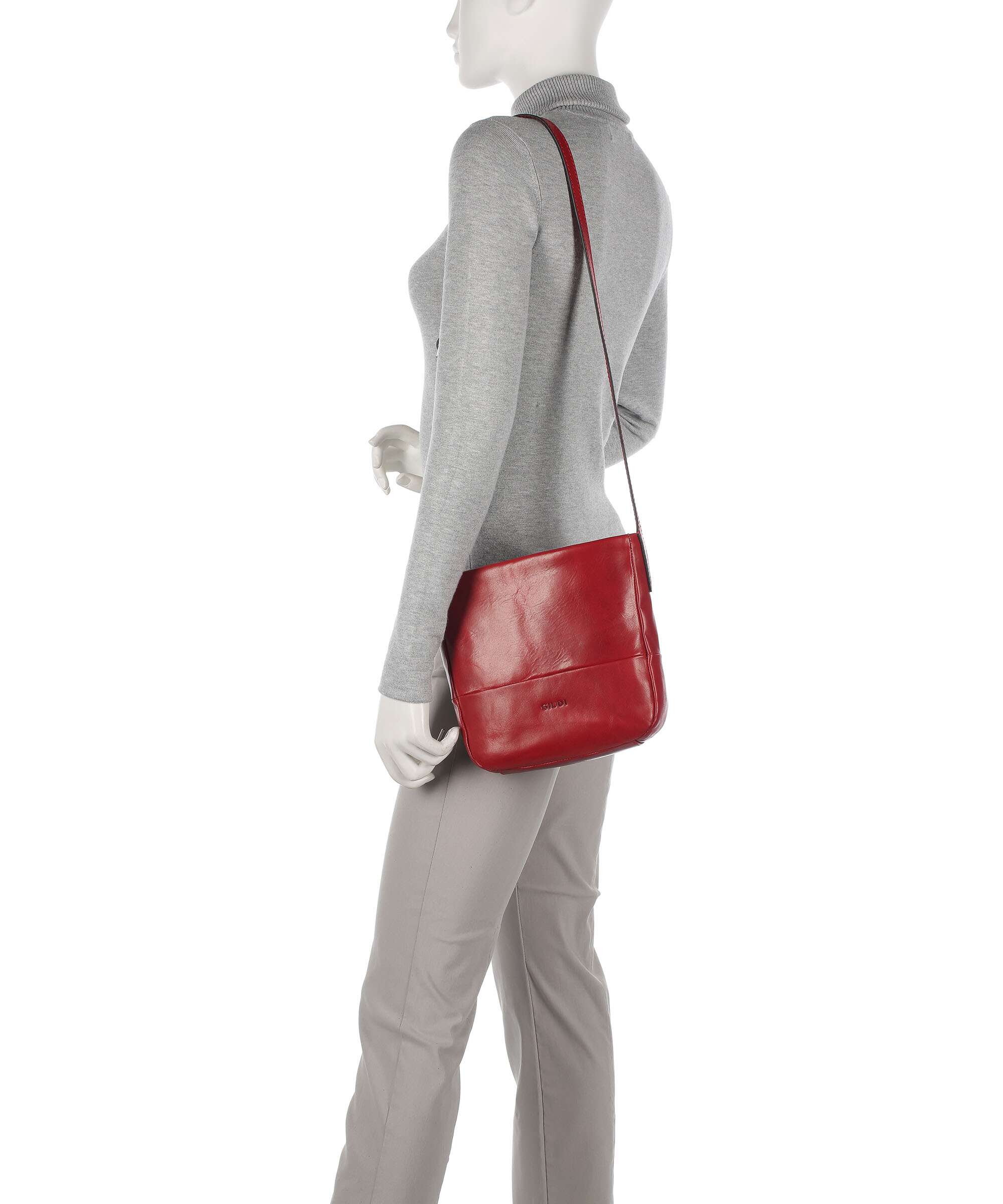 Giudi Belgium Tracollina Crossbody tas rosso - Image 3