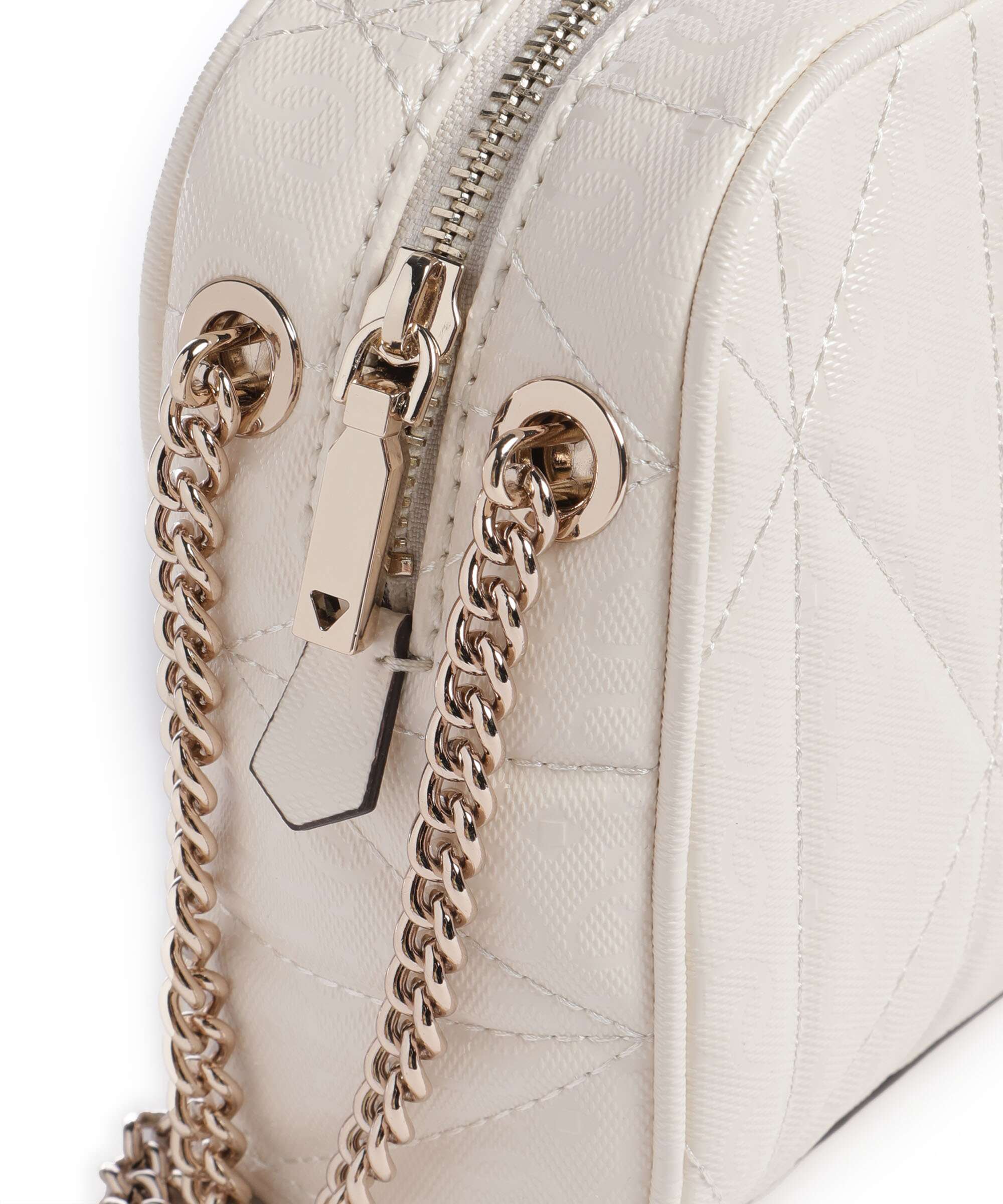 Guess Aldina G-Shine Crossbody tas offwhite - Image 4