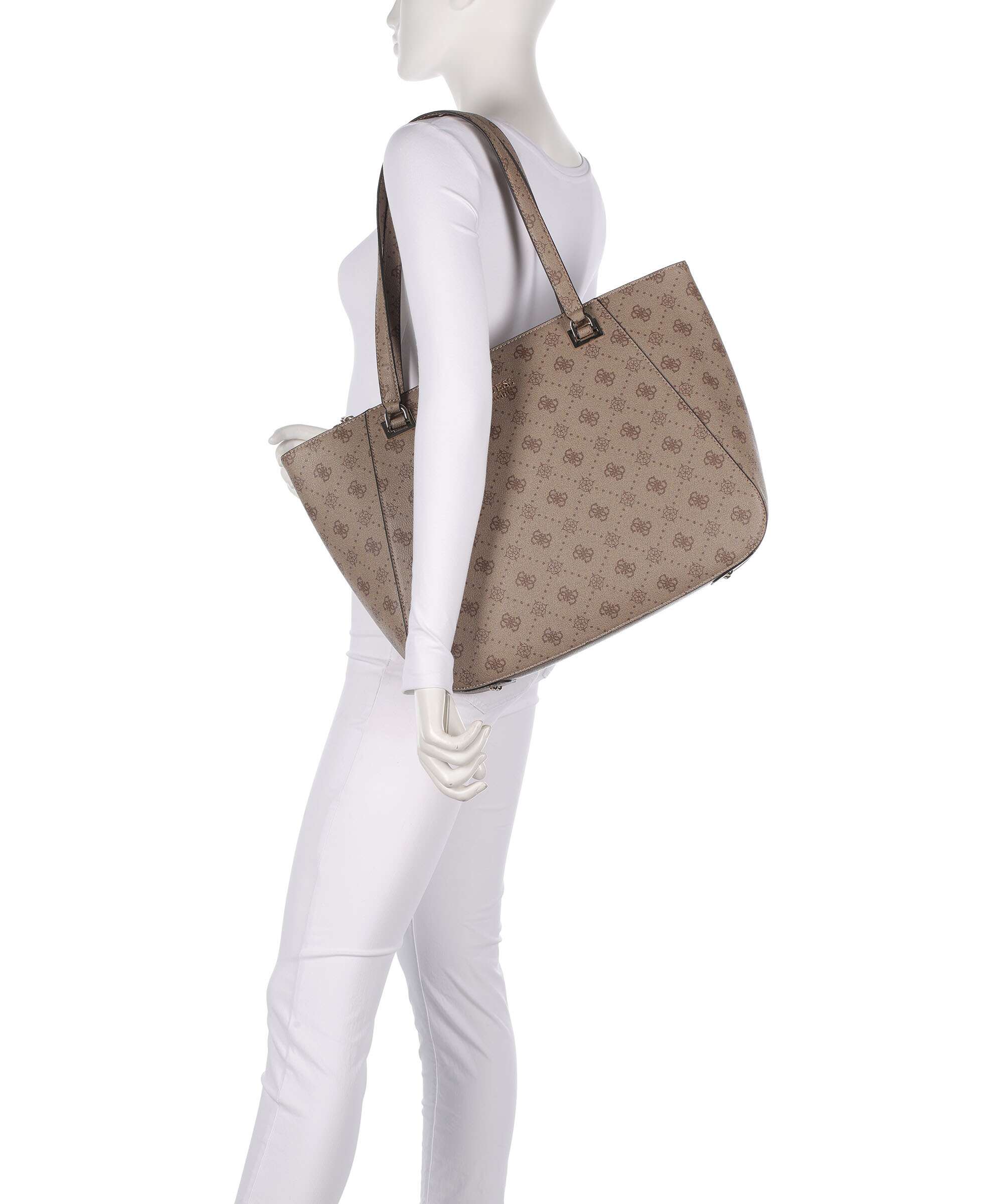 Guess Calebra Boodschappentas latte logo - Image 3