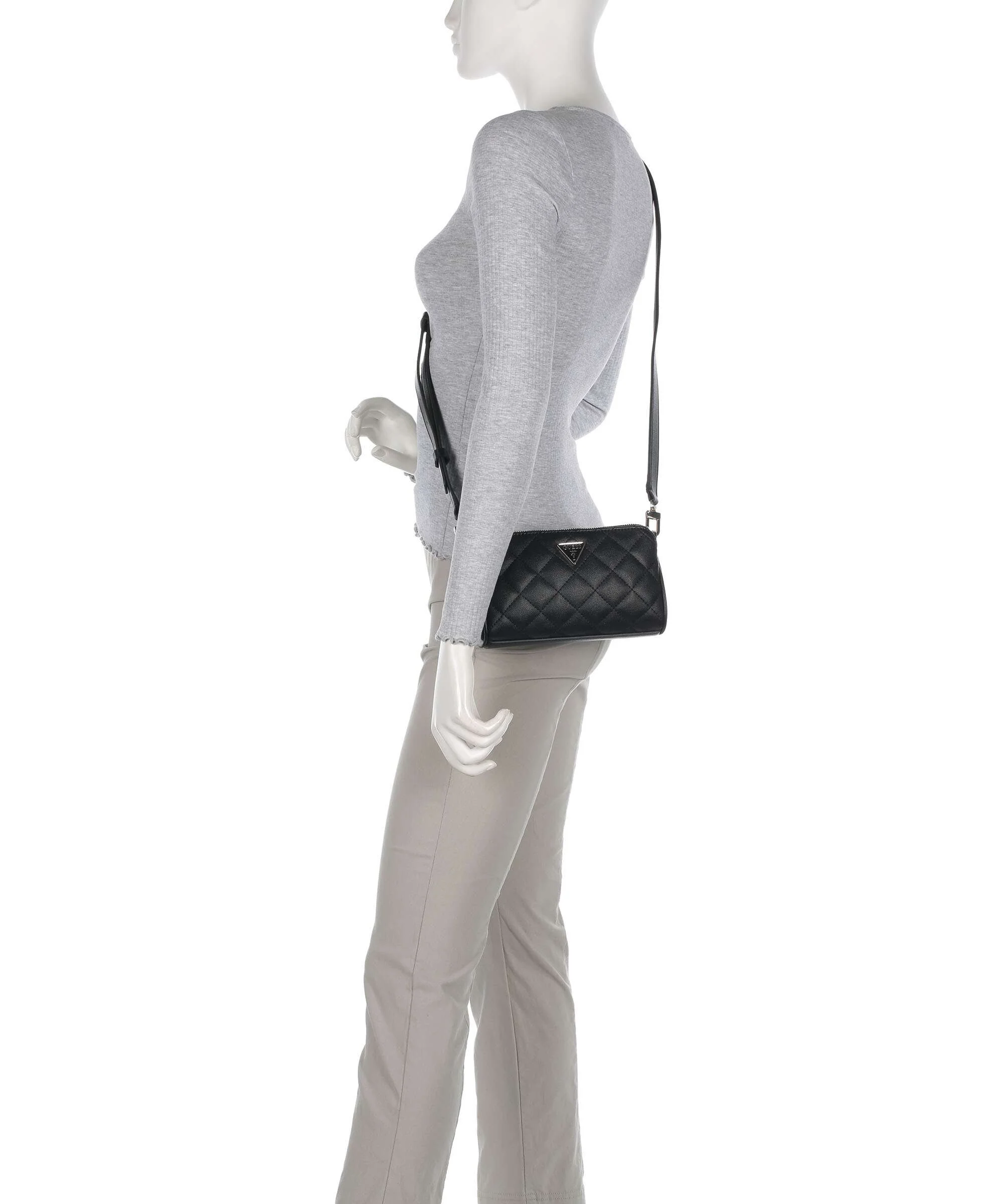 Guess Carly Eco Crossbody tas black - Image 3