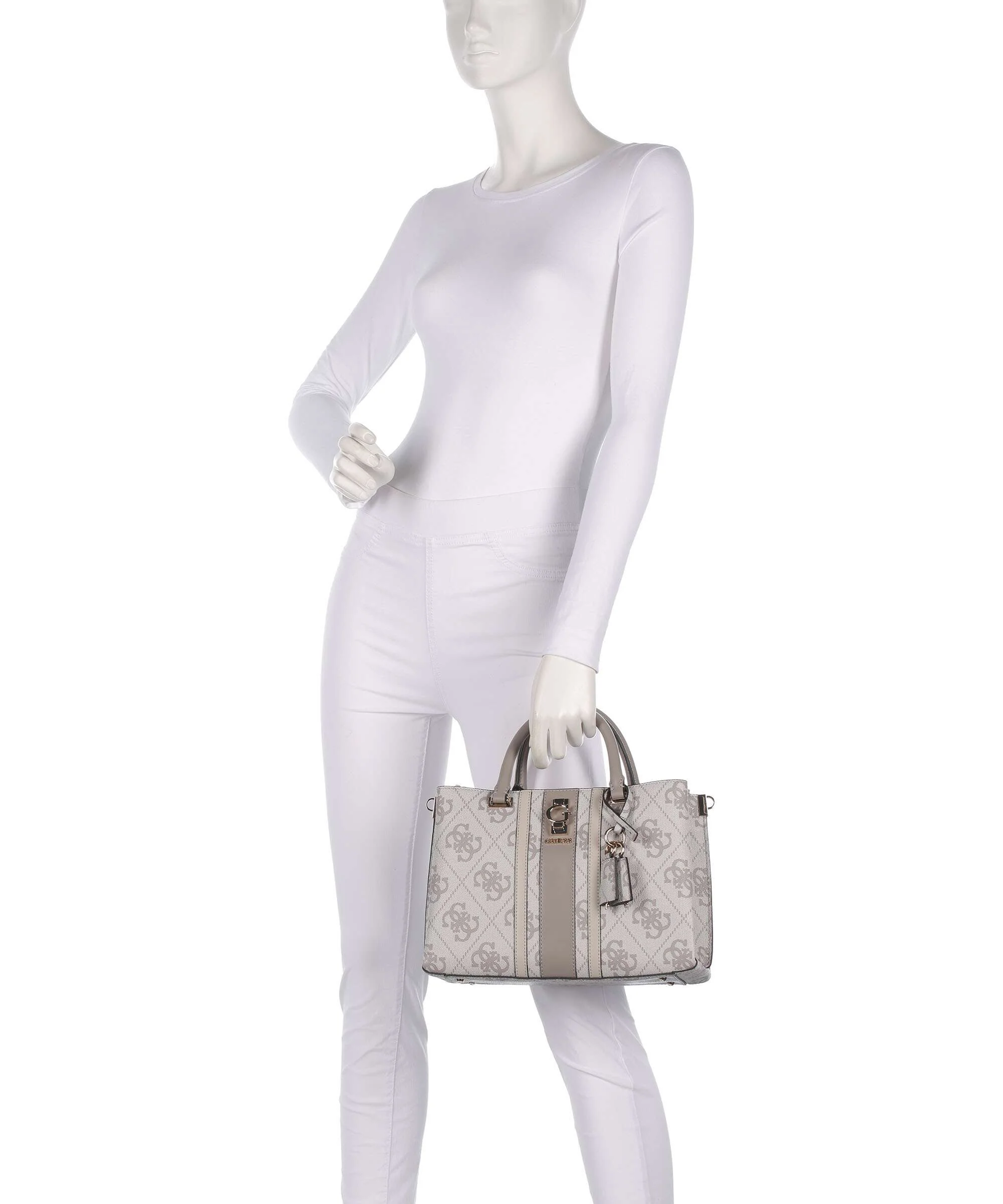 Guess Erenia Handtas dark taupe logo - Image 3