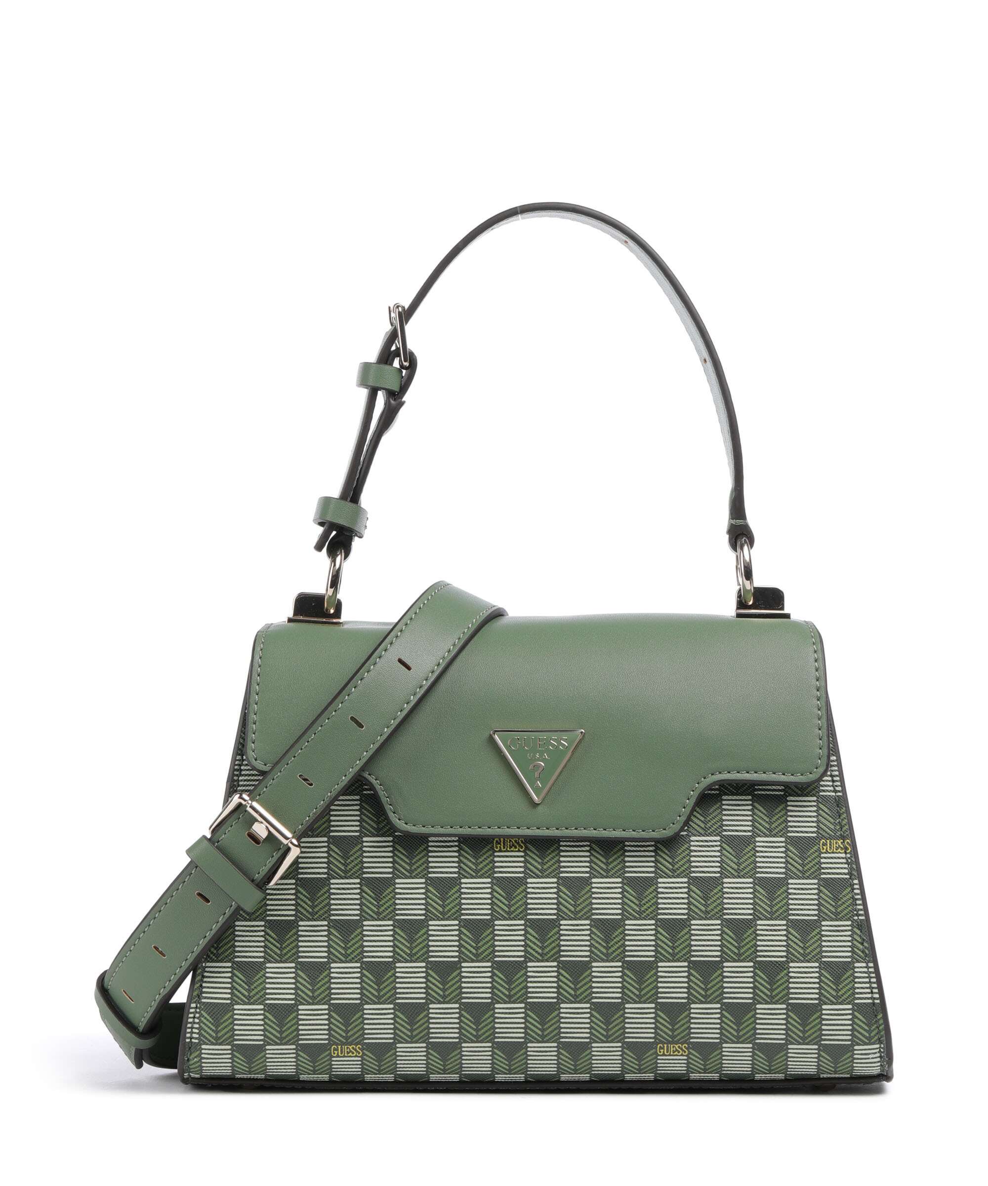Guess G Wave Handtas green logo