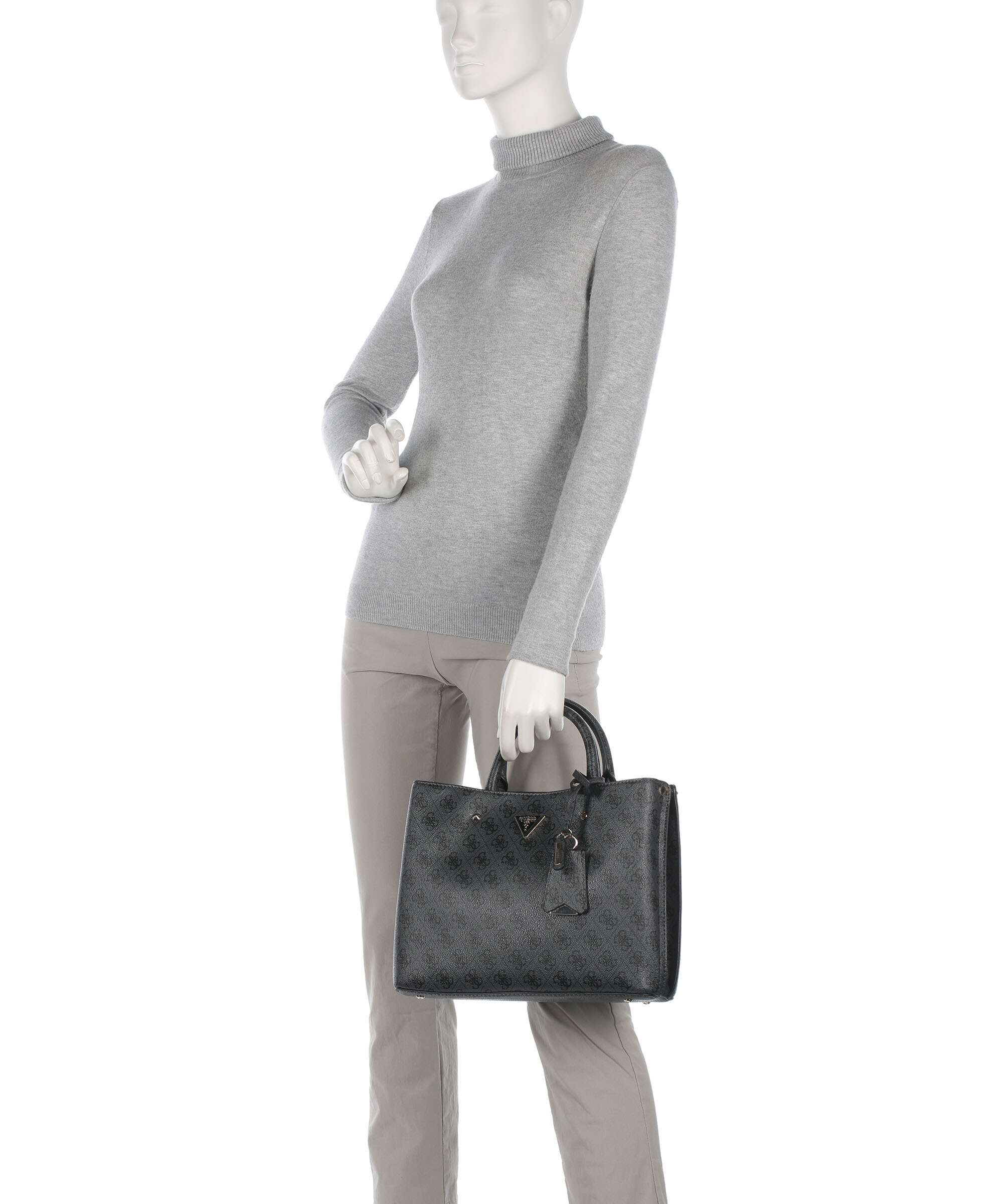 Guess Meridian Handtas coal logo - Image 3