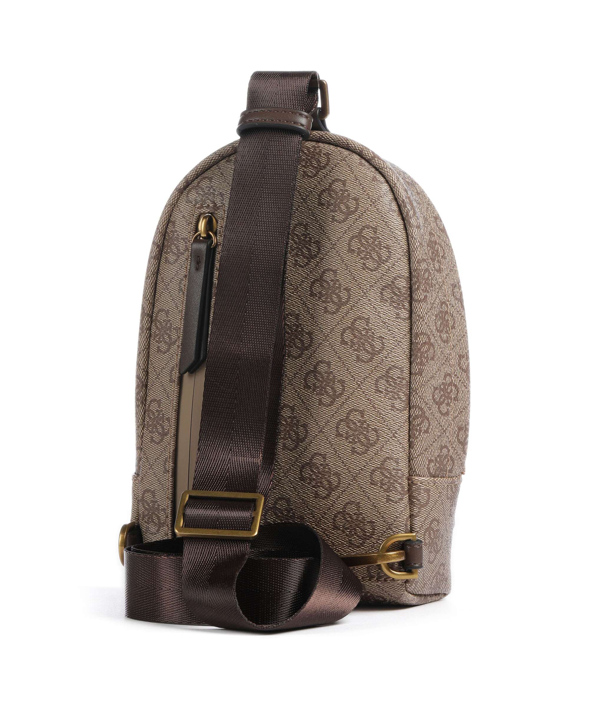 Guess Milano Eco Sling rugzak beige/brown - Image 2