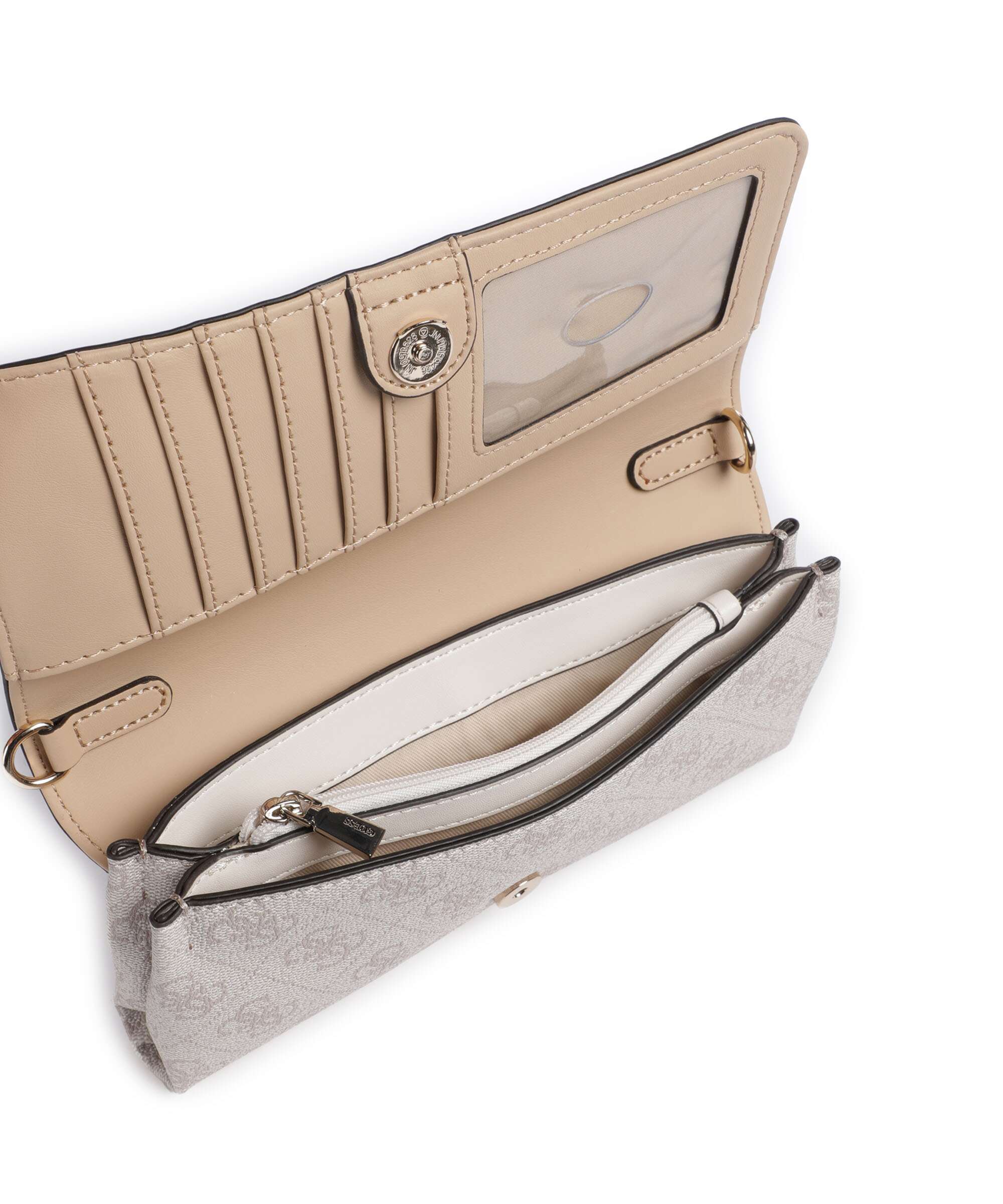 Guess Noelle 4G Basique Logo Portemonnee dove logo - Image 6