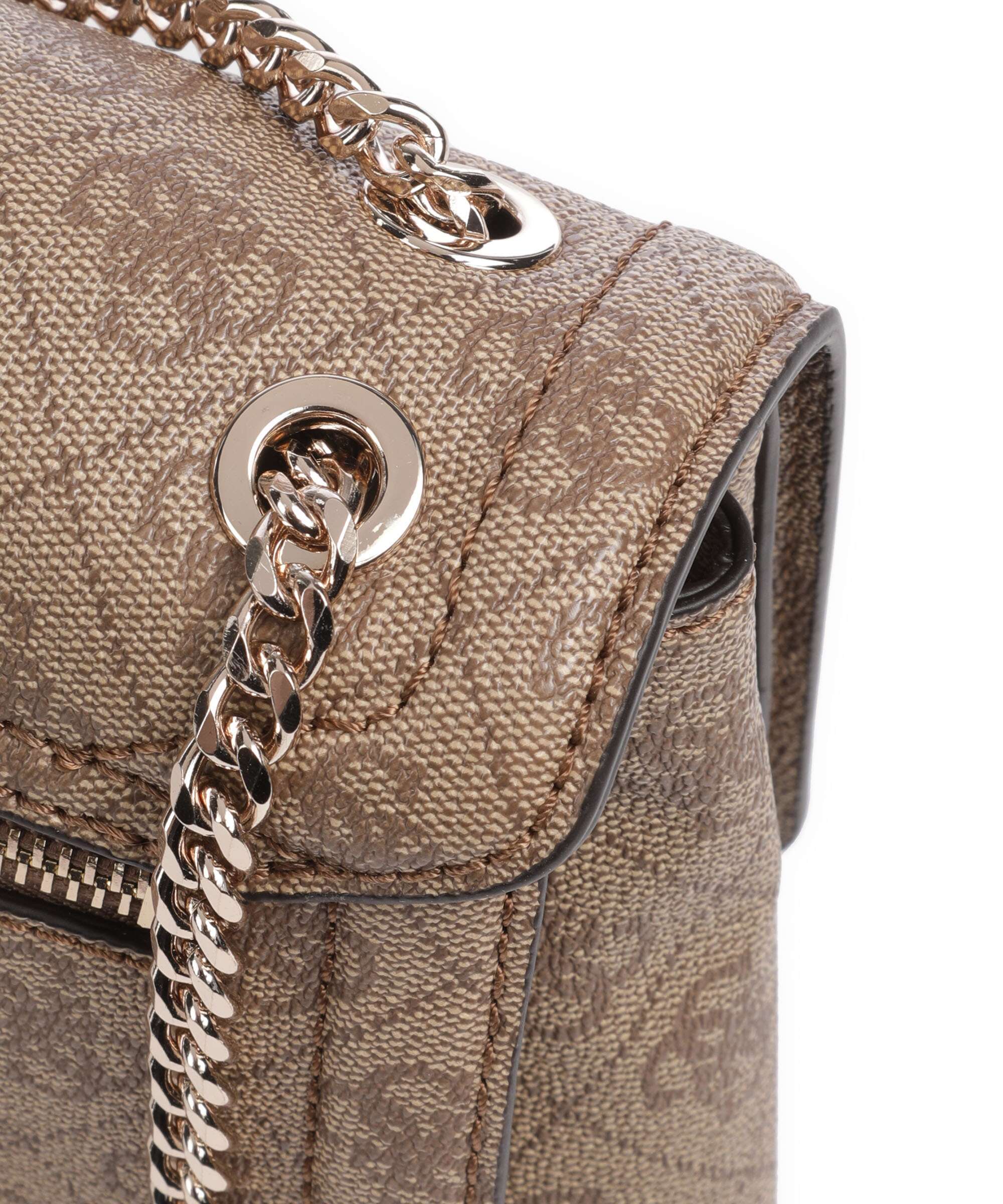 Guess Noelle Schoudertas latte logo/brown - Image 5