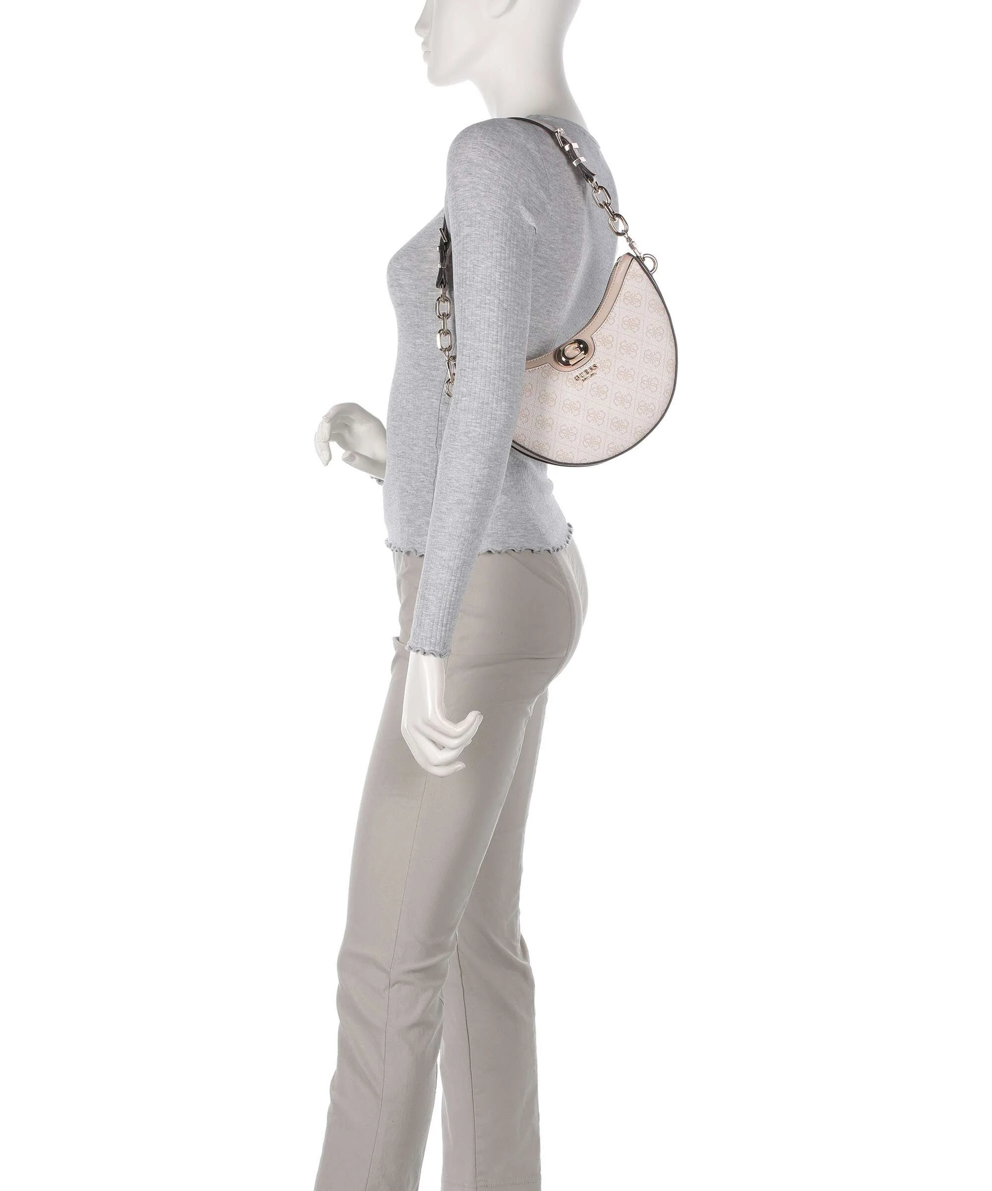 Guess Orlina 4G Logo Schoudertas sand logo - Image 3