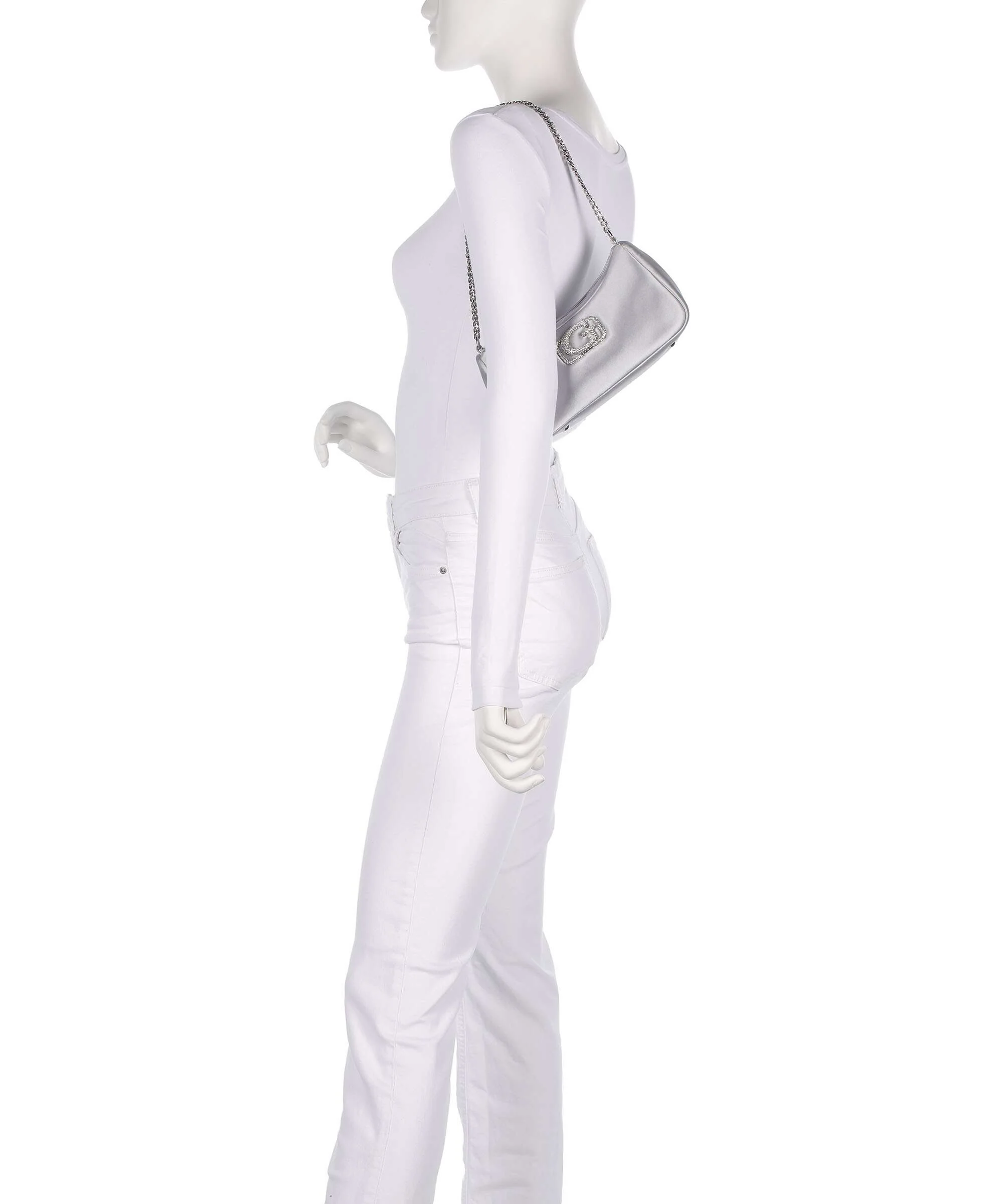 Guess Prue Schoudertas silver - Image 3